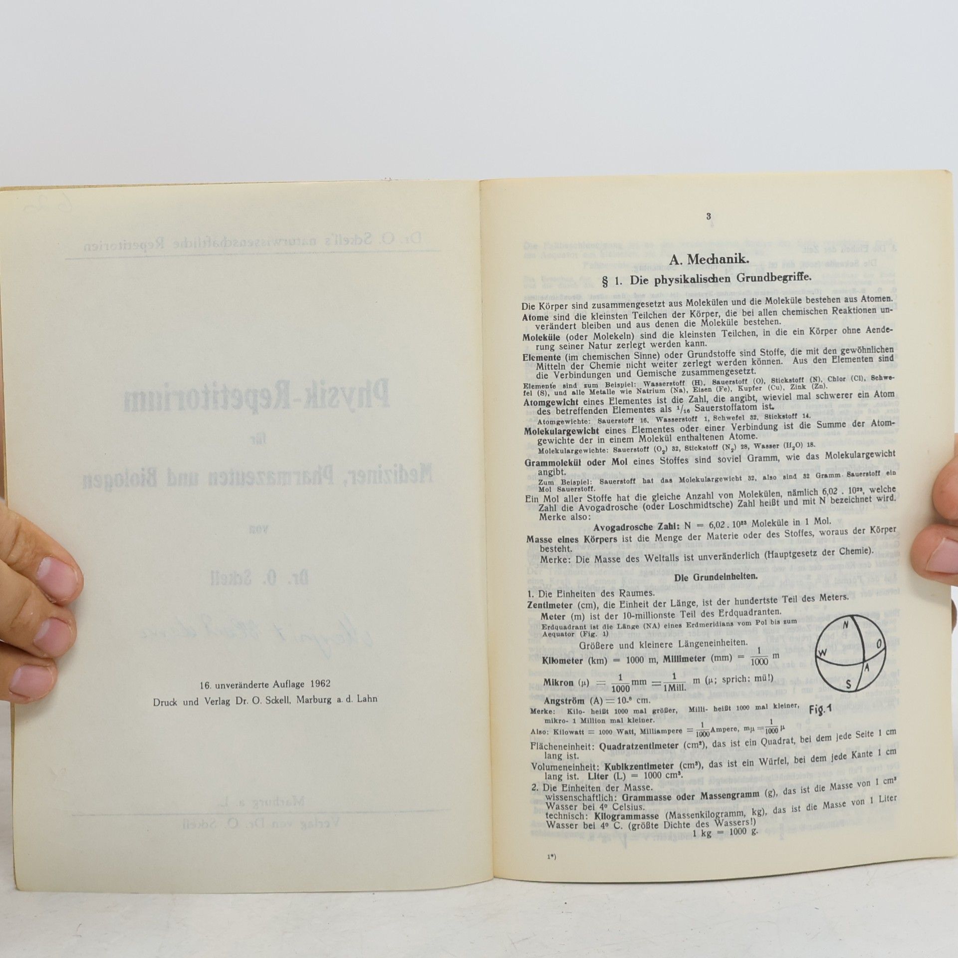 Otto Sckell Physik-Repetitorium für Mediziner, Pharmazeuten und Biologen