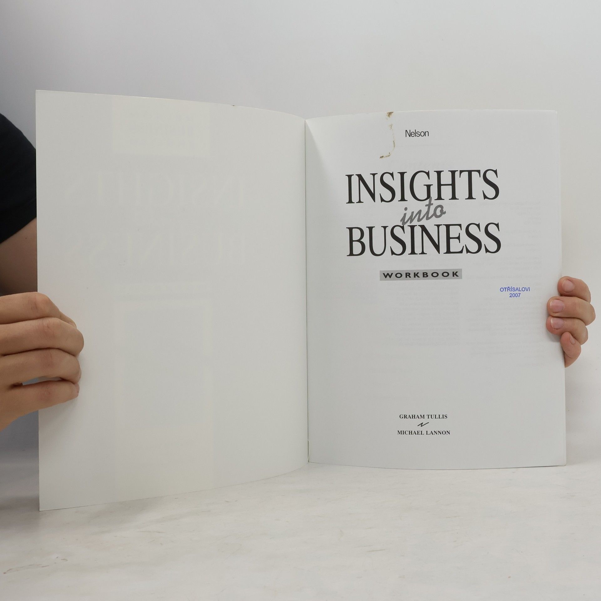 Graham Tullis Insights into Business. Workbook