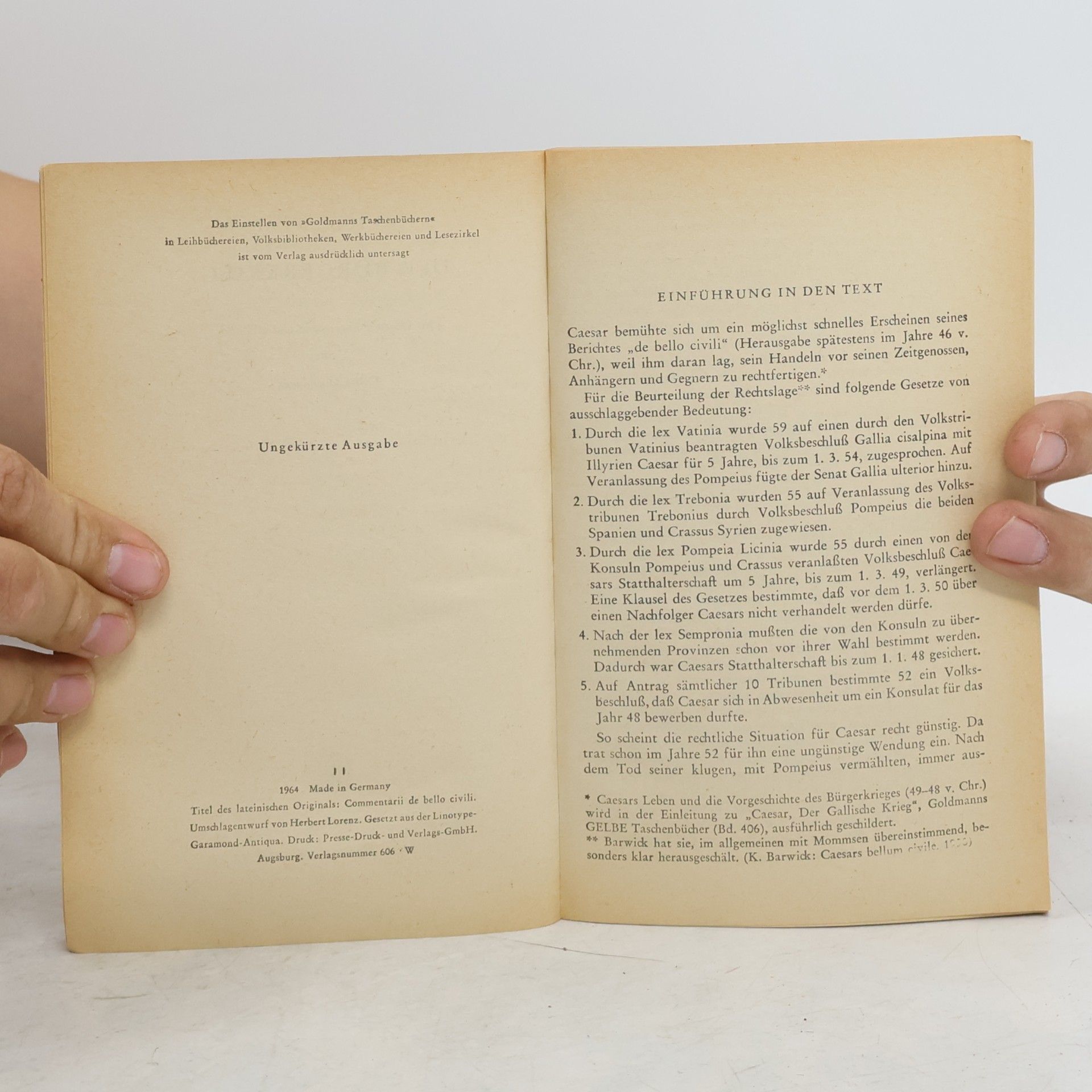 Autorenkollektiv Caesar der Bürgerkrieg