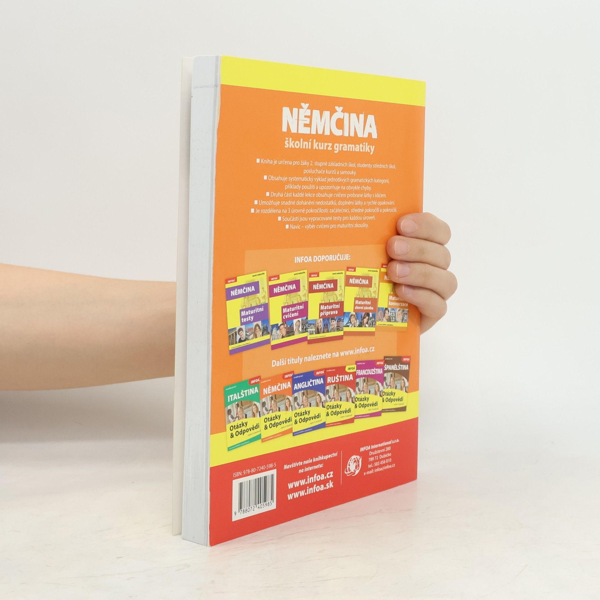 Melinda Tęcza Němčina : školní kurz gramatiky