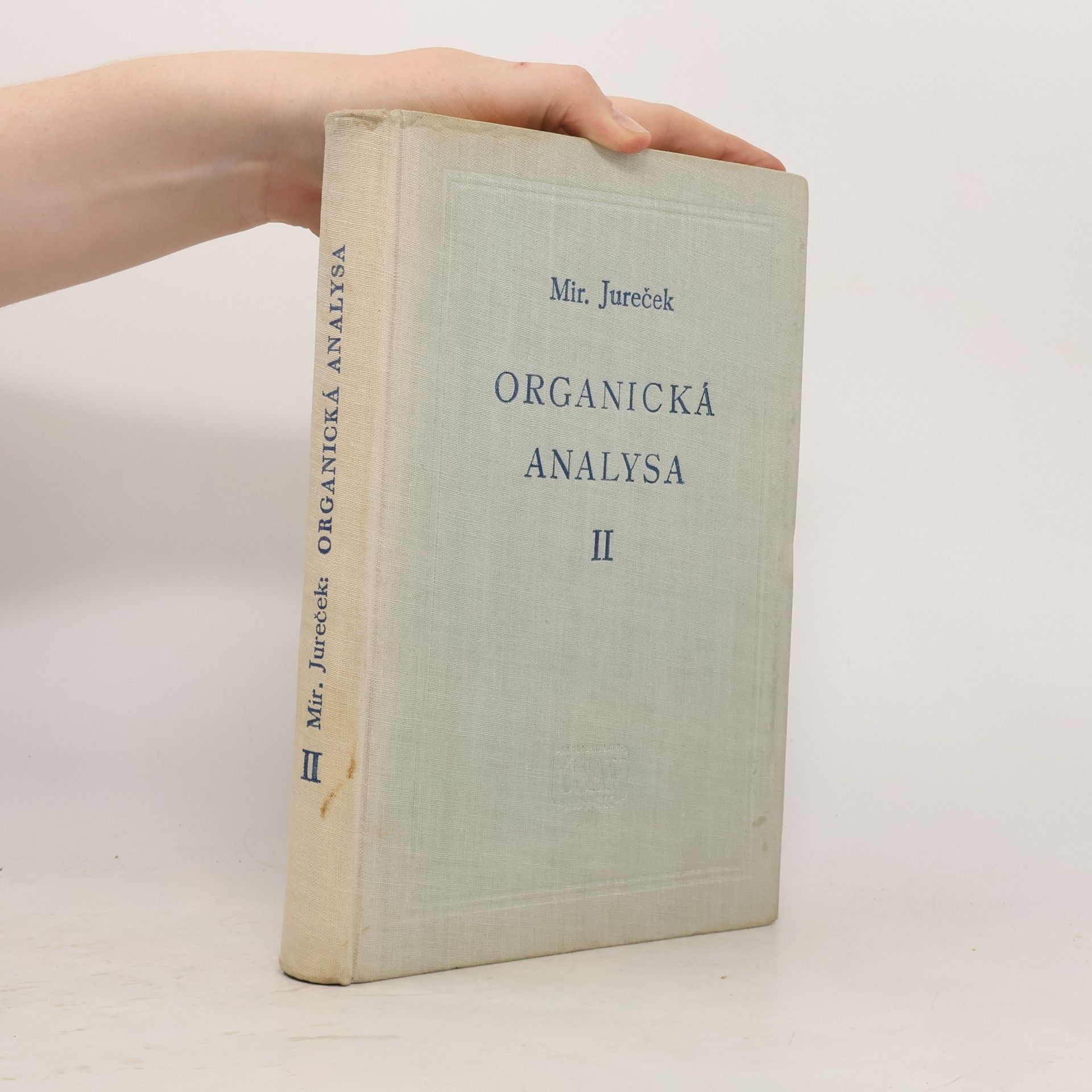 Miroslav Jureček Organická analysa II