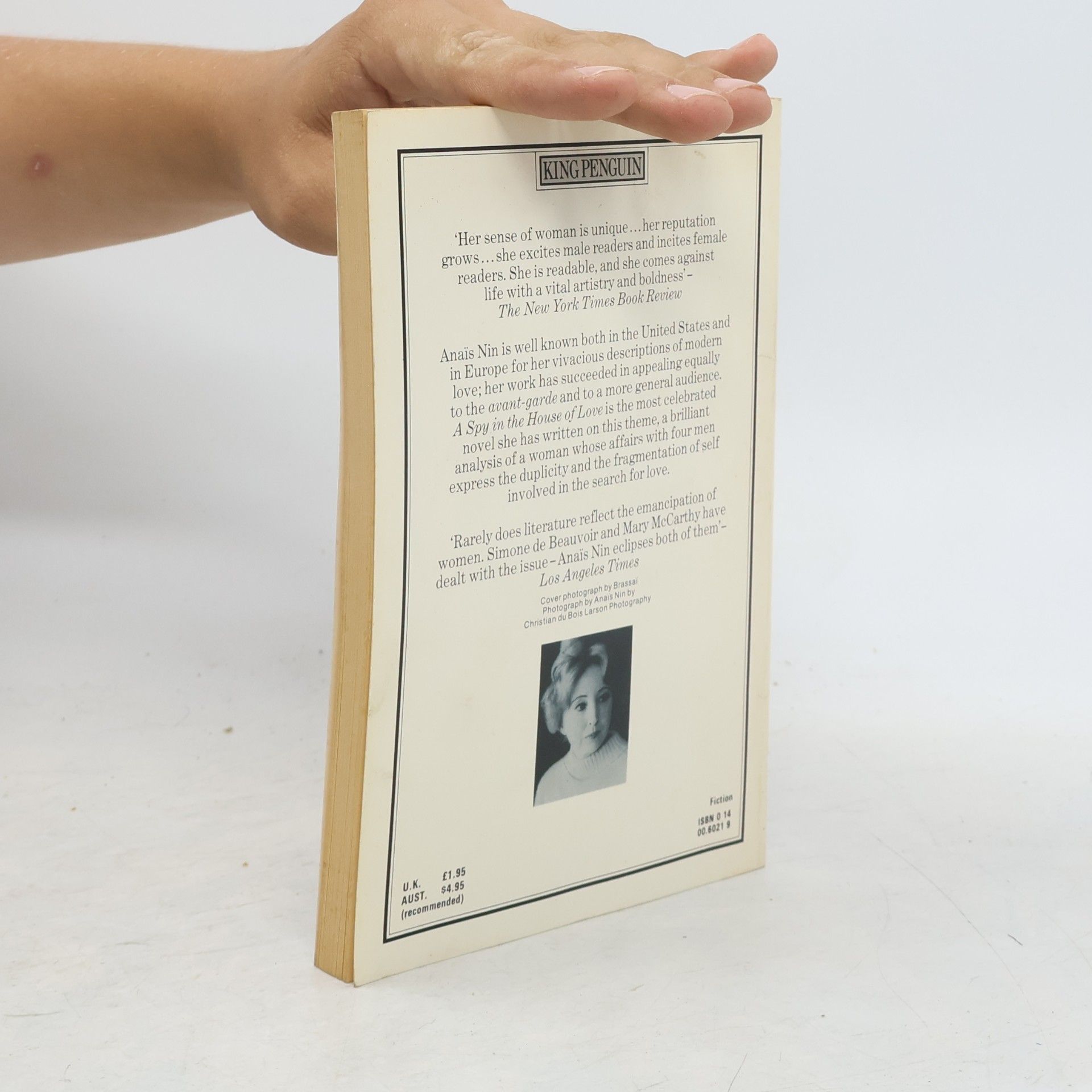 Anaïs Nin King Penguin: A Spy in the House of Love