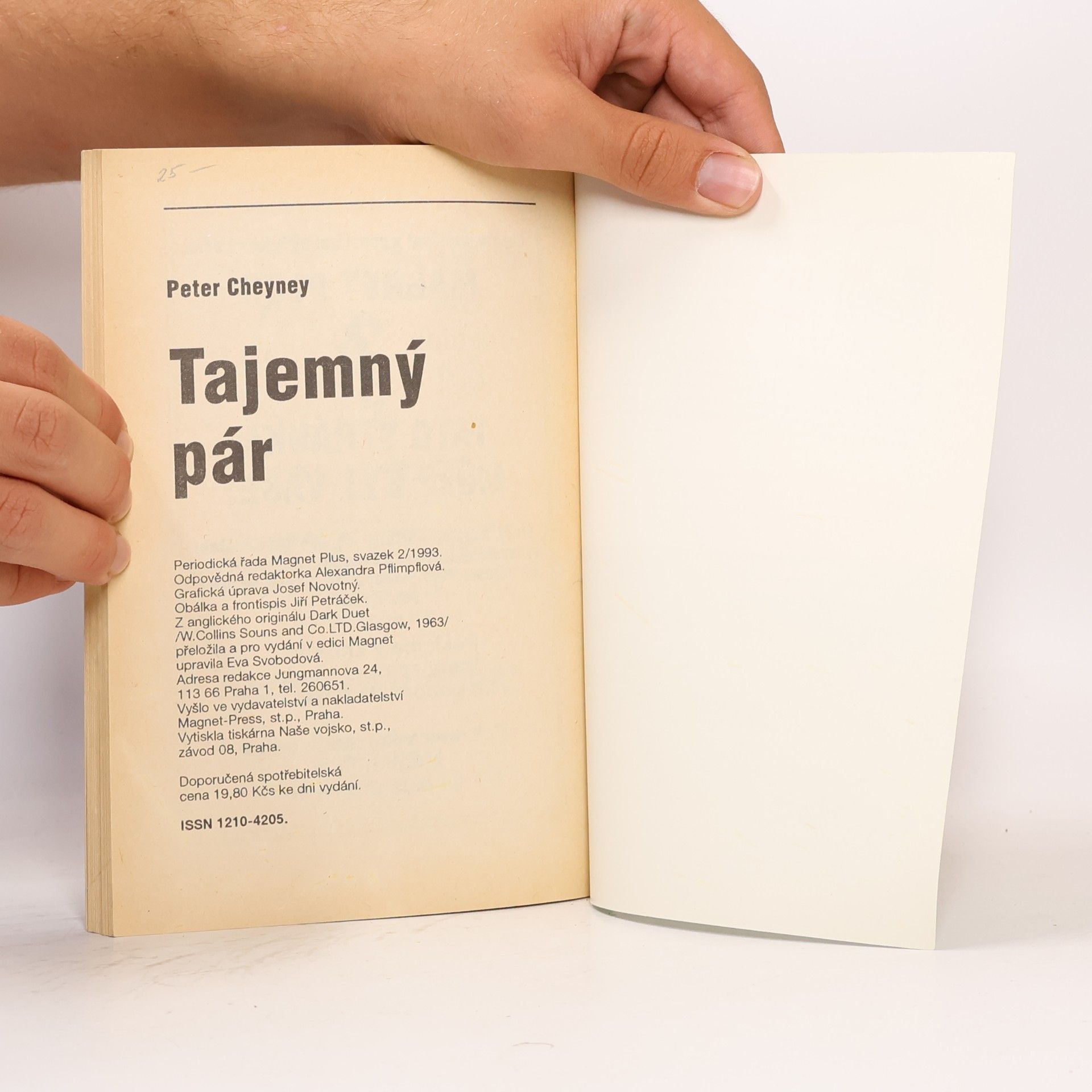 Peter Cheyney Tajemný pár