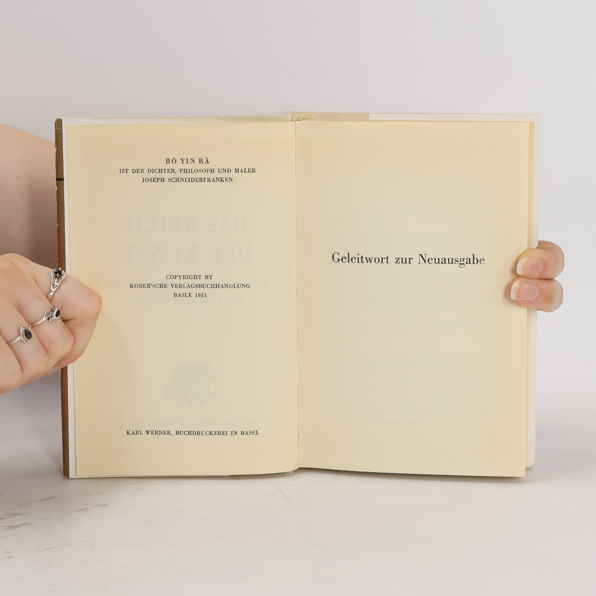 Bô Yin Râ Das Reich der Kunst