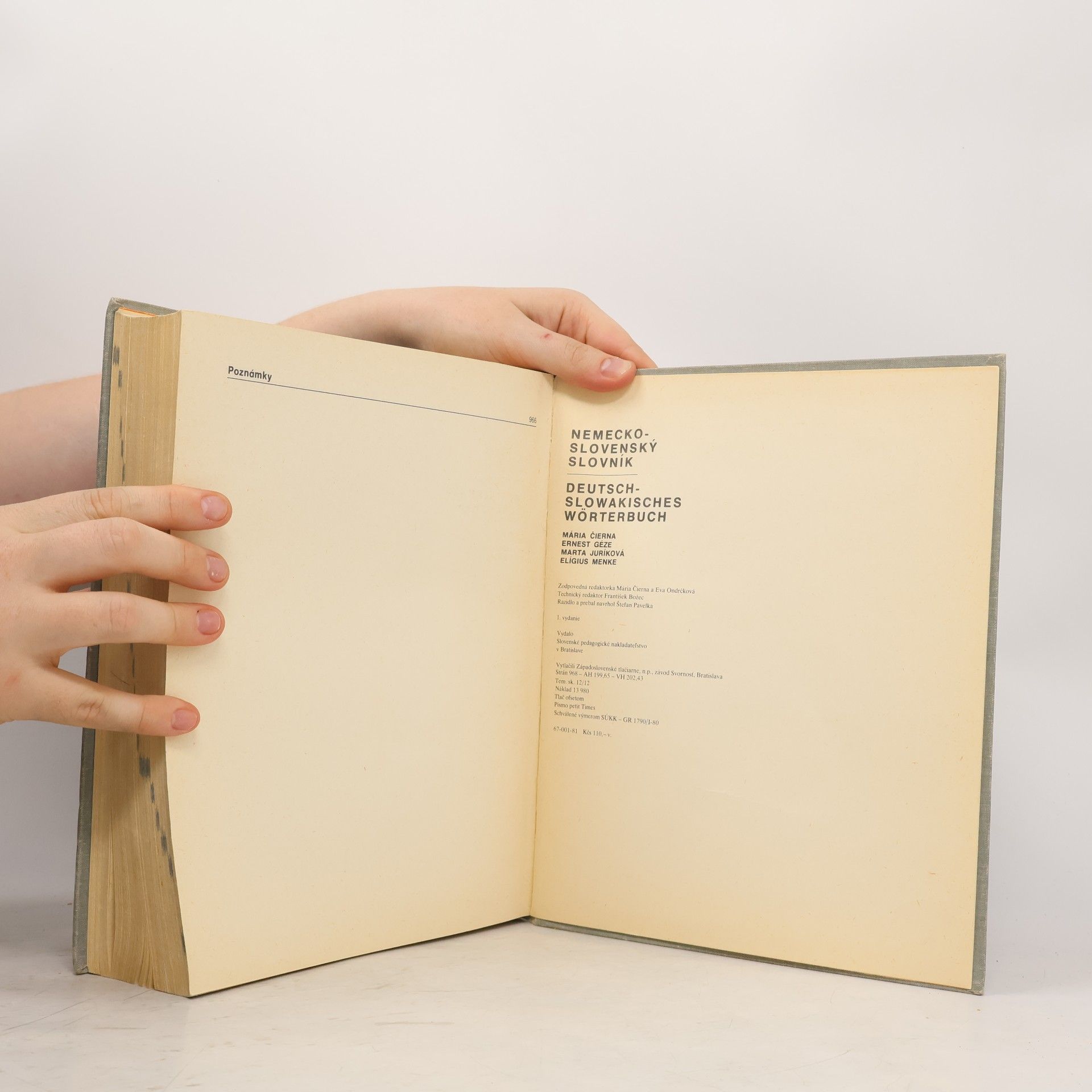 Mária Čierna Nemecko-slovenský slovník, Deutsch-slowakisches Wörterbuch