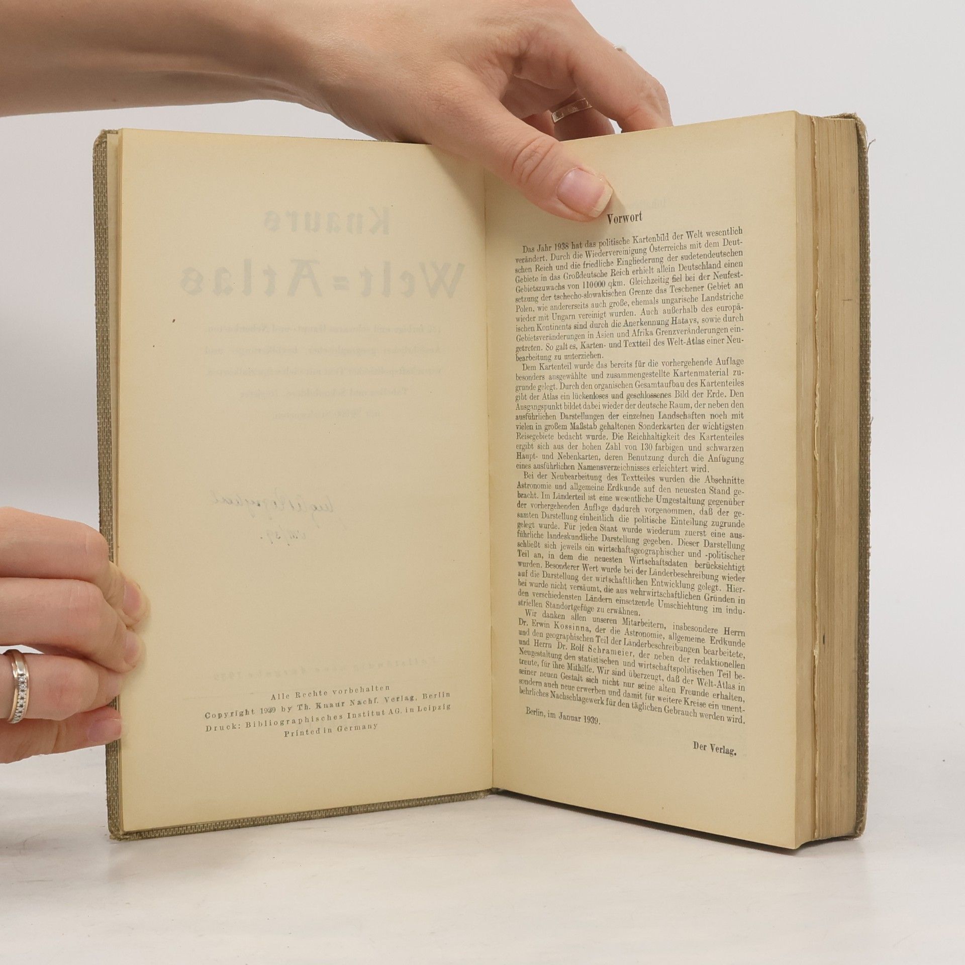 Autorenkollektiv Knaurs Welt-Atlas