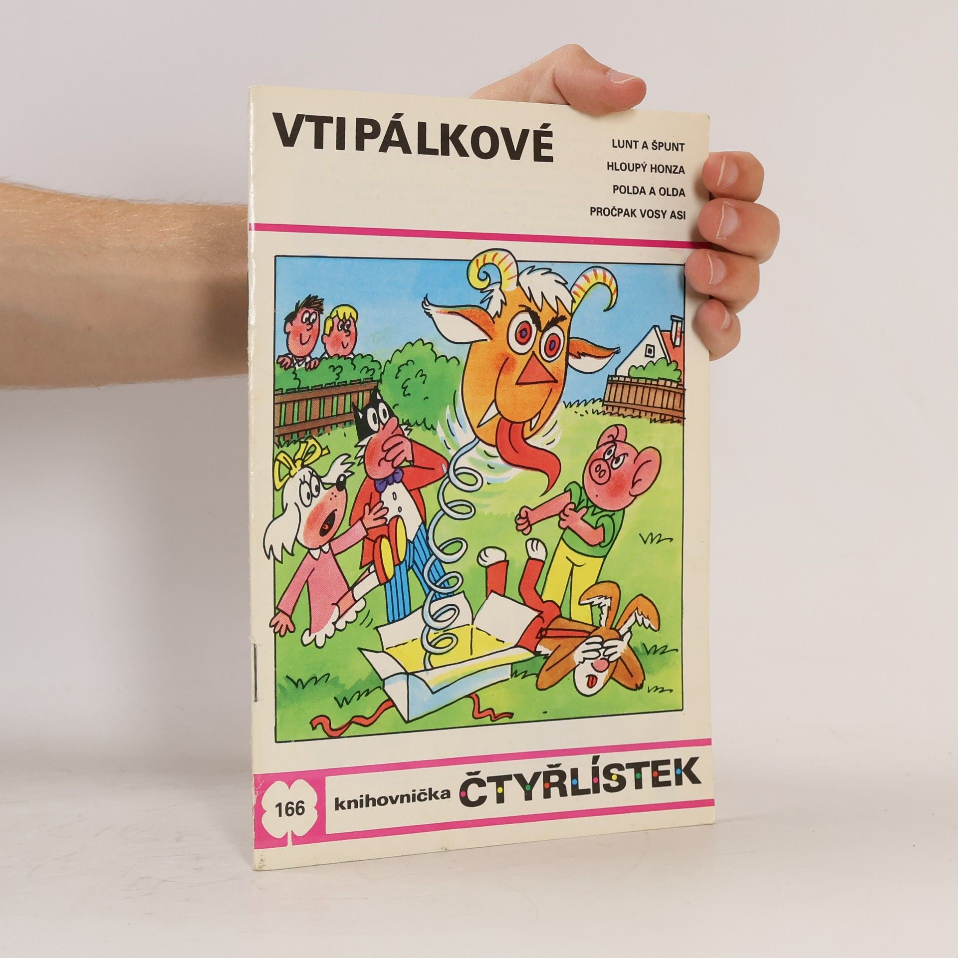 Jaroslav Němeček Čtyřlístek 166. Vtipálkové