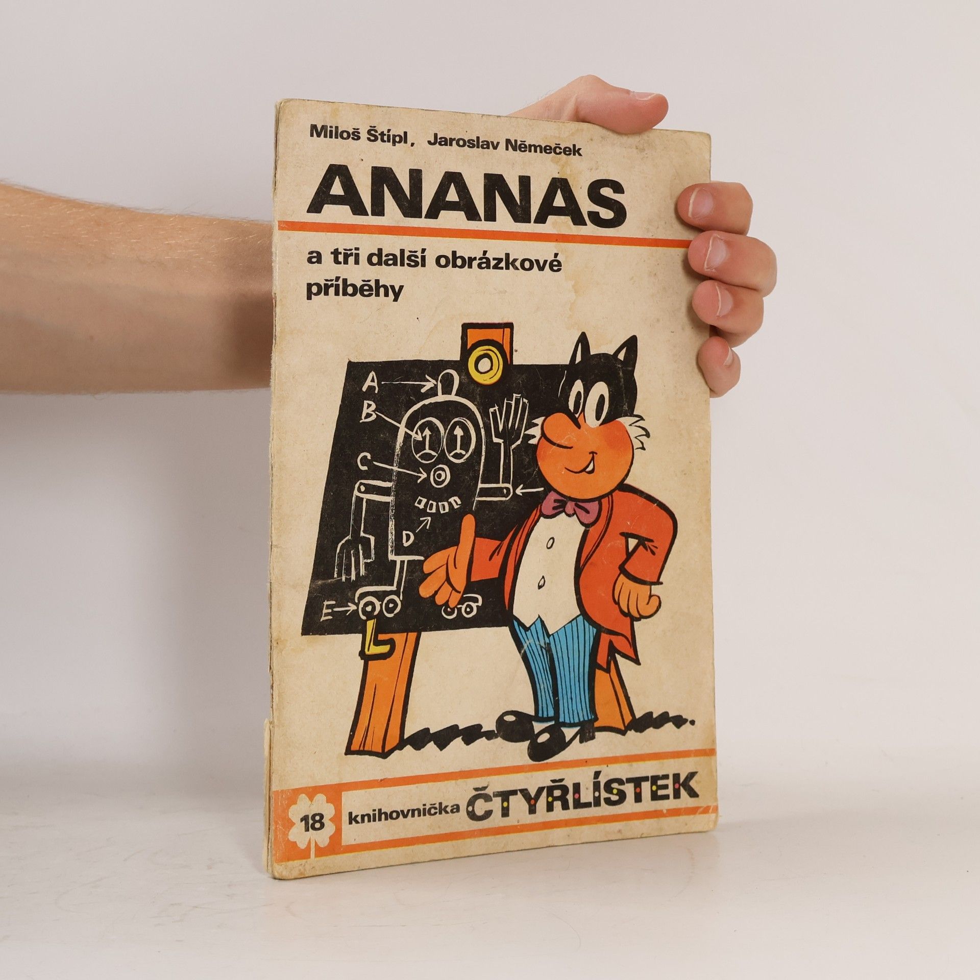 Jaroslav Němeček Čtyřlístek 18. Ananas a tři další obrázkové příběhy