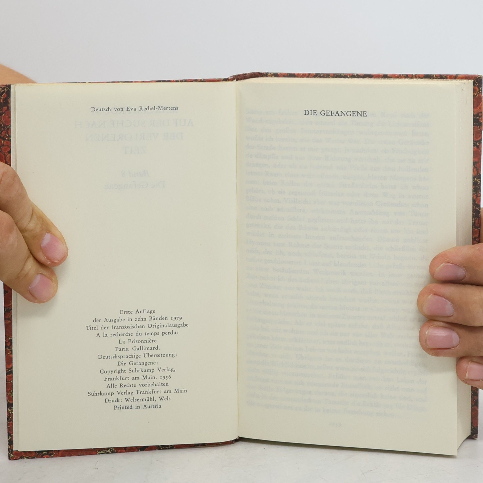 Marcel Proust Auf der suche nach der verlorenen Zeit 1