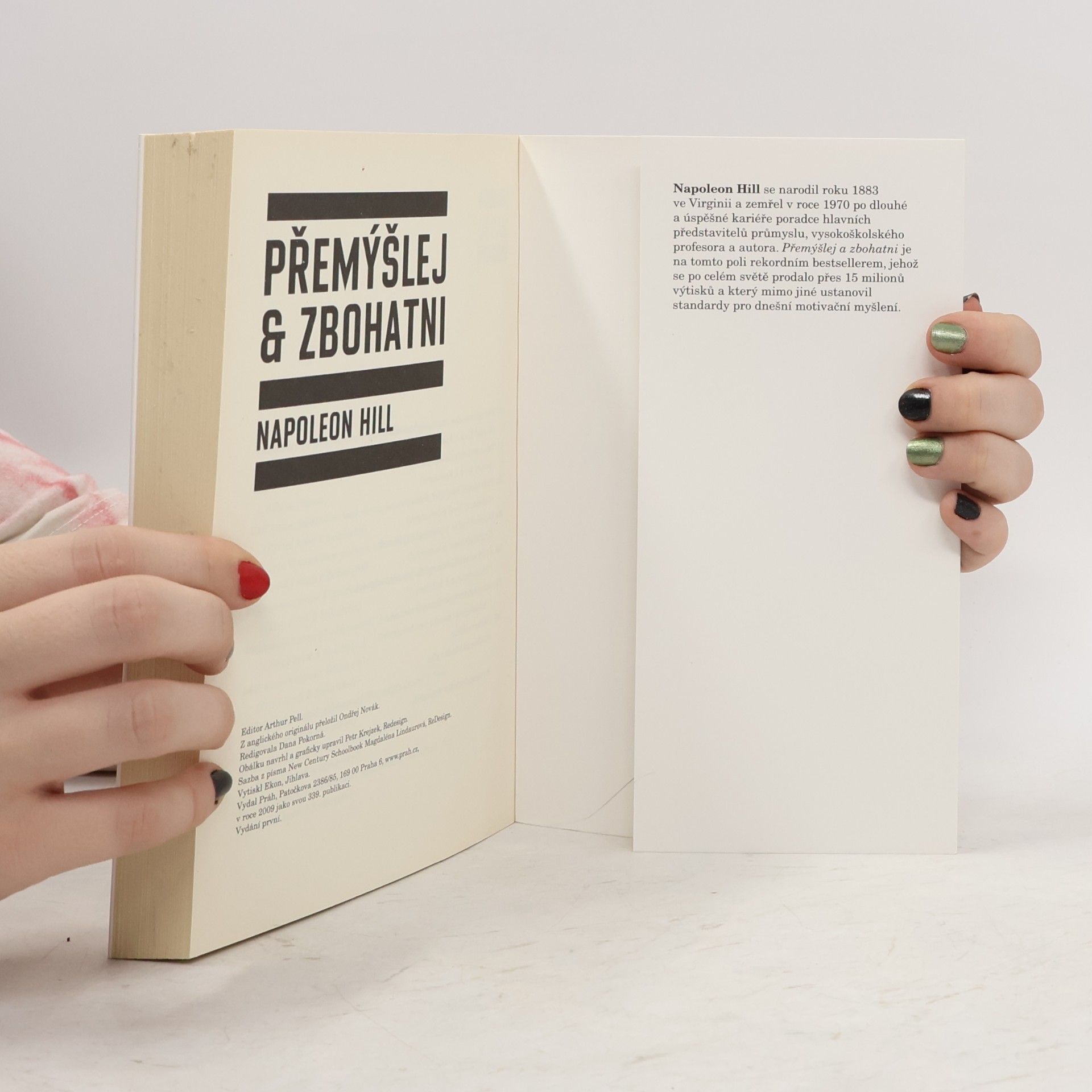 Napoleon Hill Přemýšlej a zbohatni
