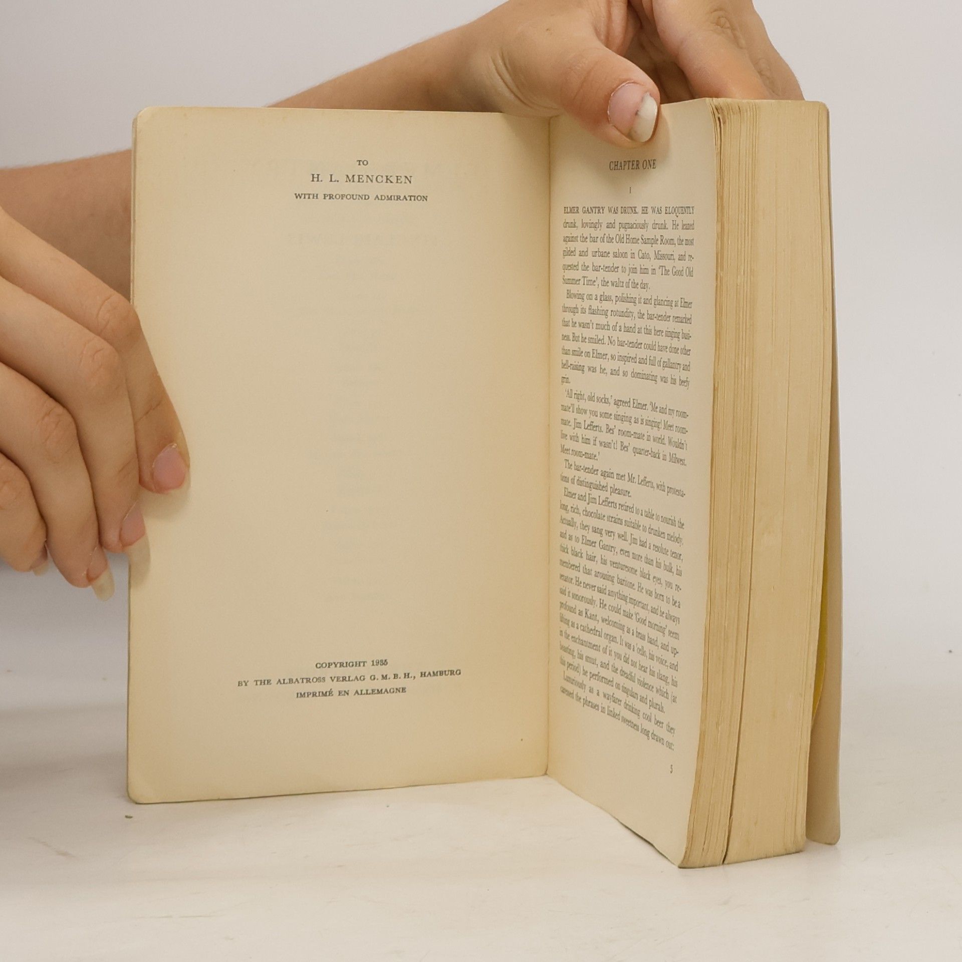Sinclair Lewis Elmer Gantry