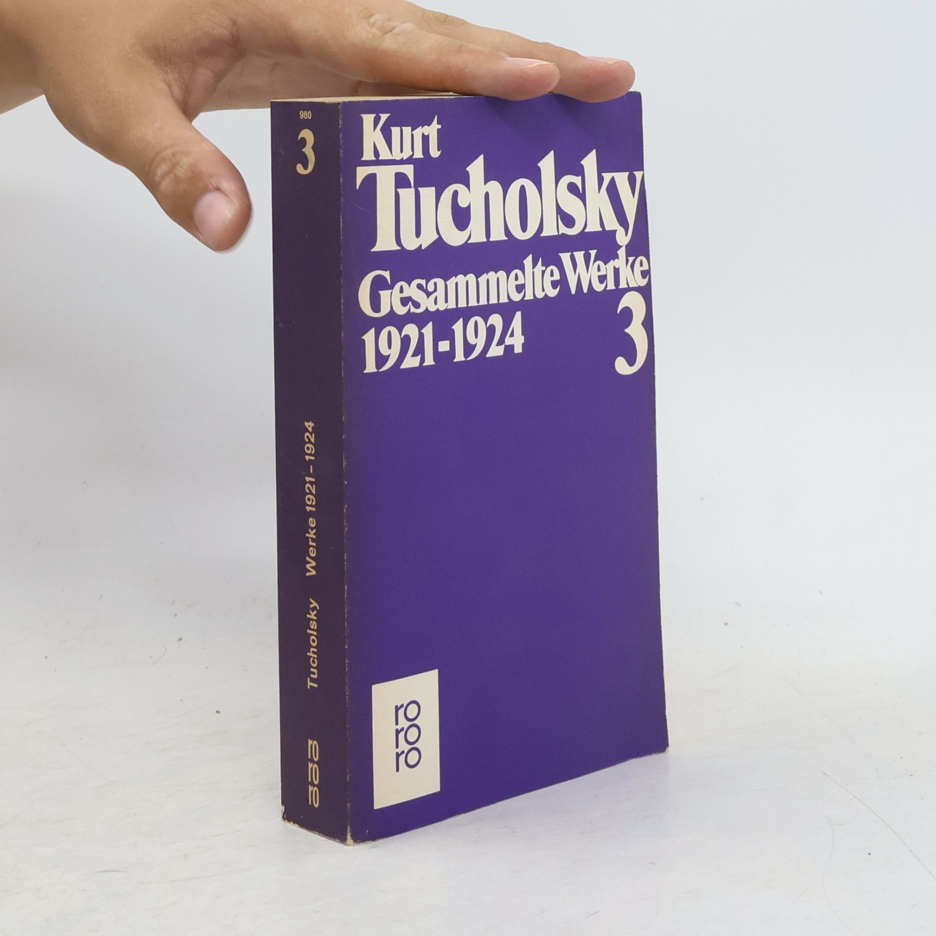Kurt Tucholsky Gesammelte Werke III. 1921 - 1924.