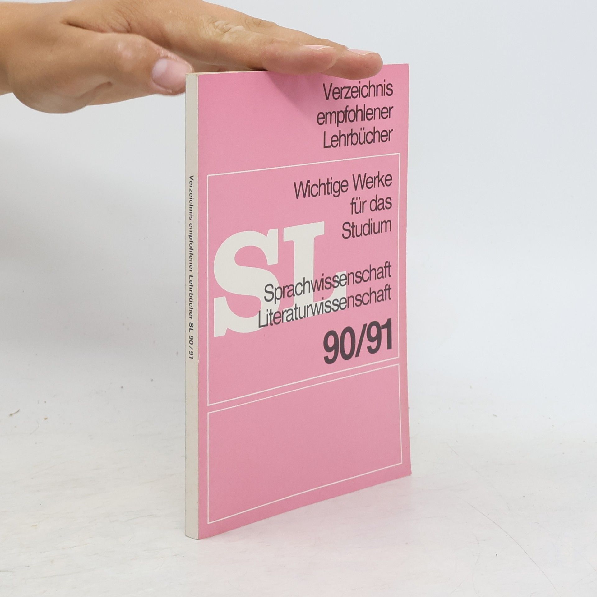 Margot Ferring Verzeichnis empfohlener Lehrbücher 90/91