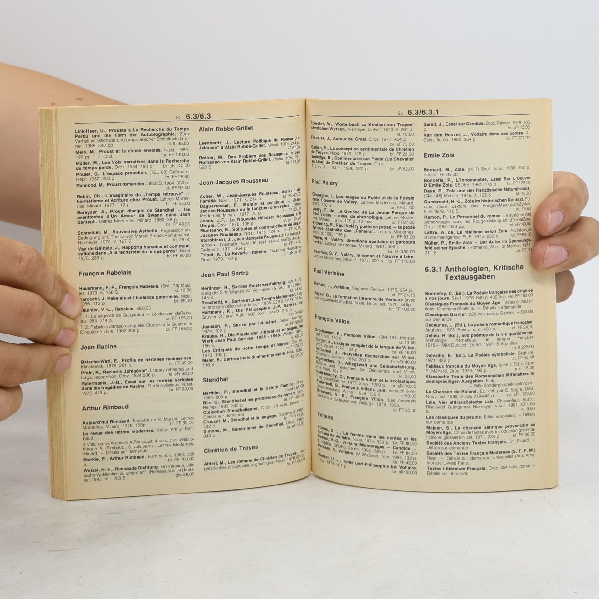 Josef Ferring Verzeichnis empfohlener Lehrbücher 90/91