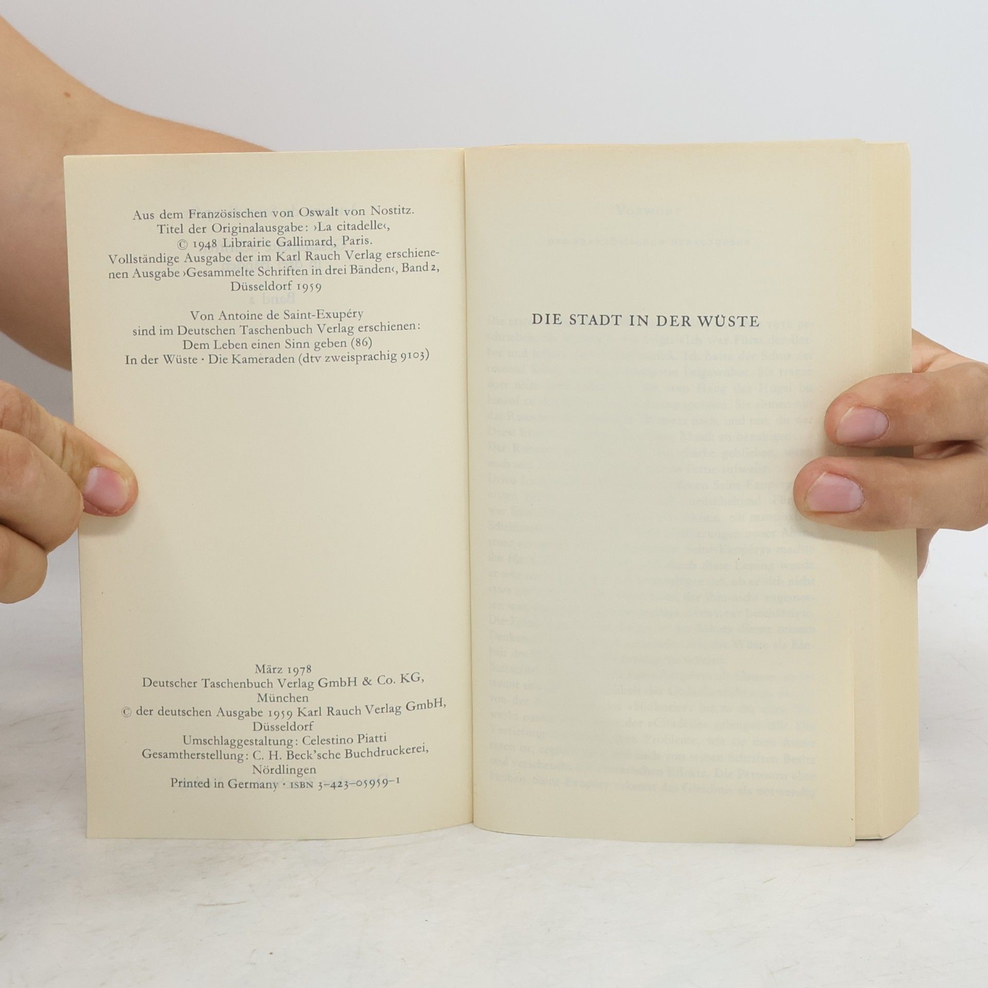 Antoine de Saint-Exupéry Gesammelte Schriften in drei Bänden. Bd. 2