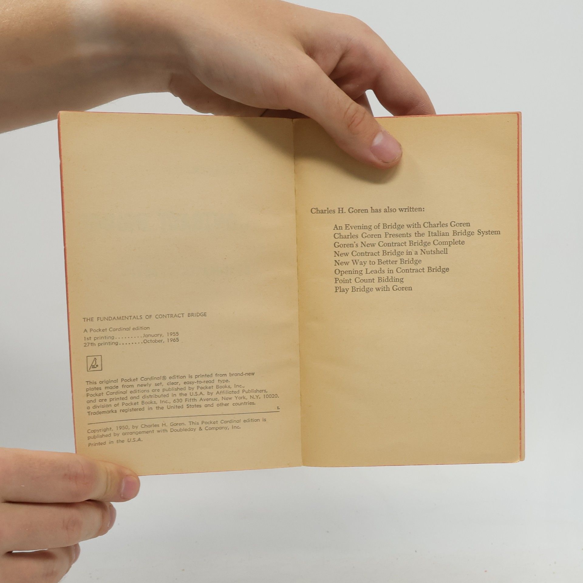 Charles Henry Goren The Fundamentals of Contract Bridge
