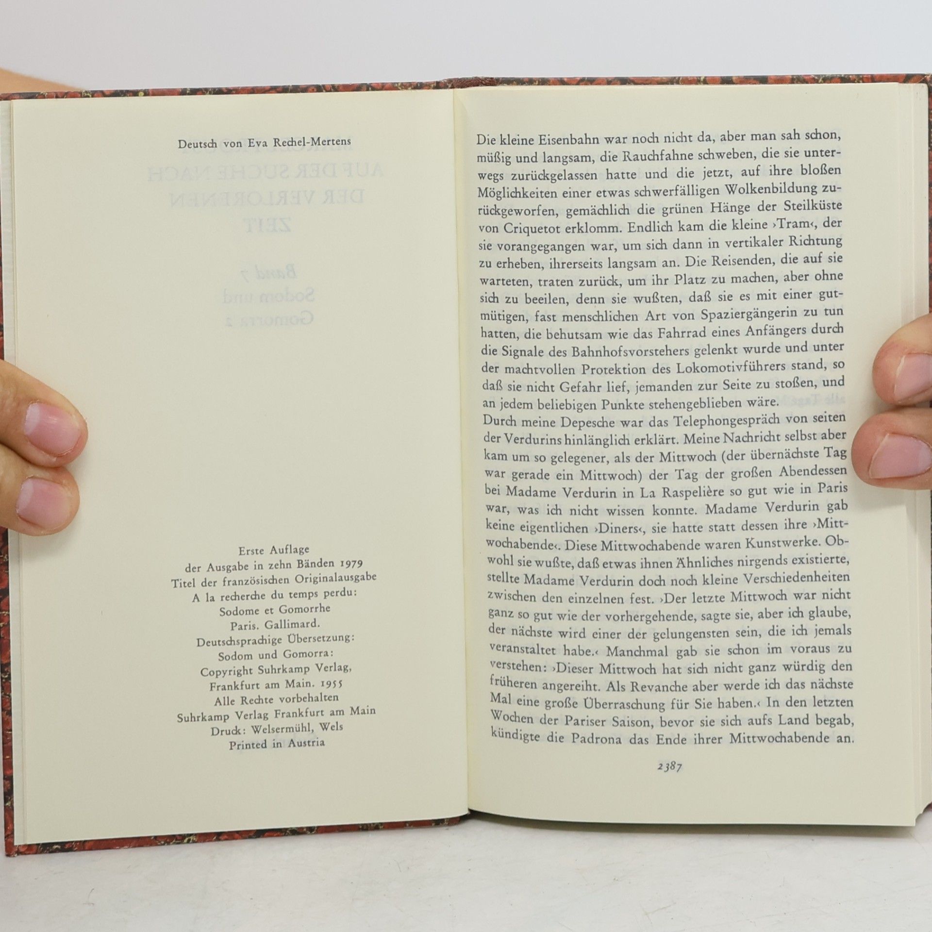 Marcel Proust Auf der suche nach der verlorenen Zeit. Band 7