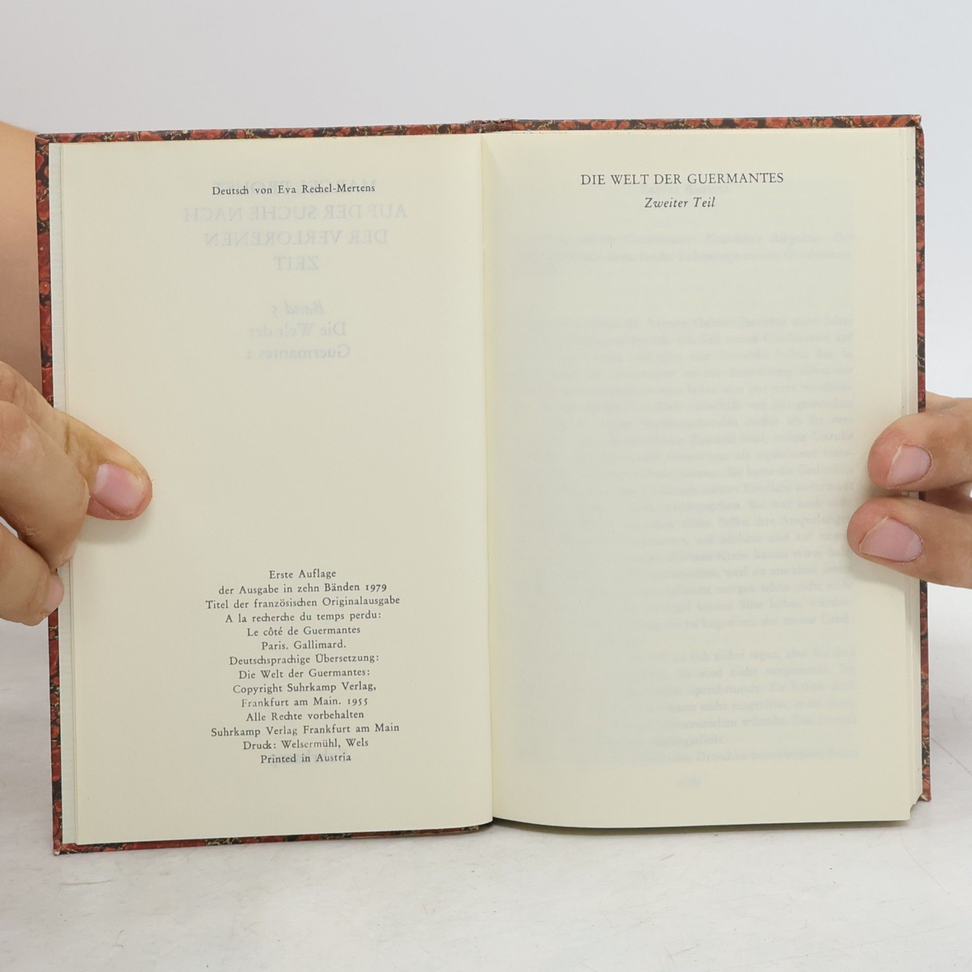 Marcel Proust Auf der suche nach der verlorenen Zeit. Band 5