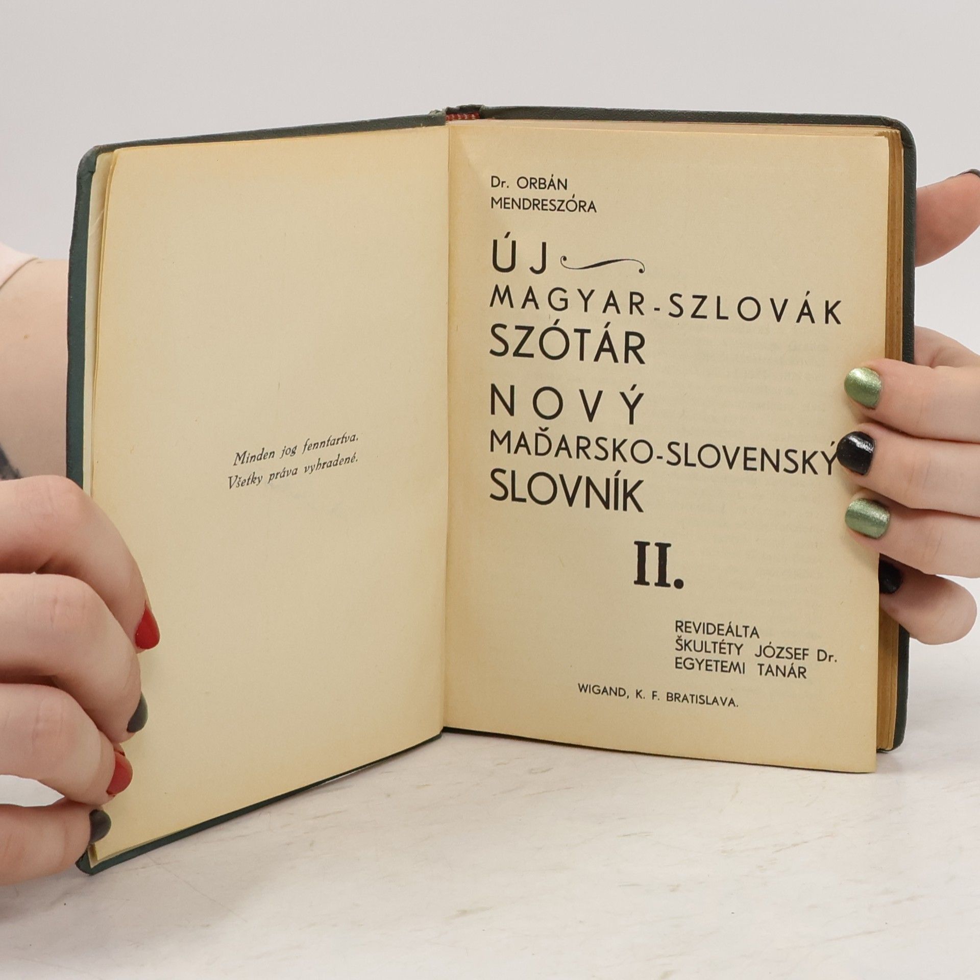 Auteurscollectief Nový slovensko-maďarský slovník. Új szlovák-magyar szótár II.
