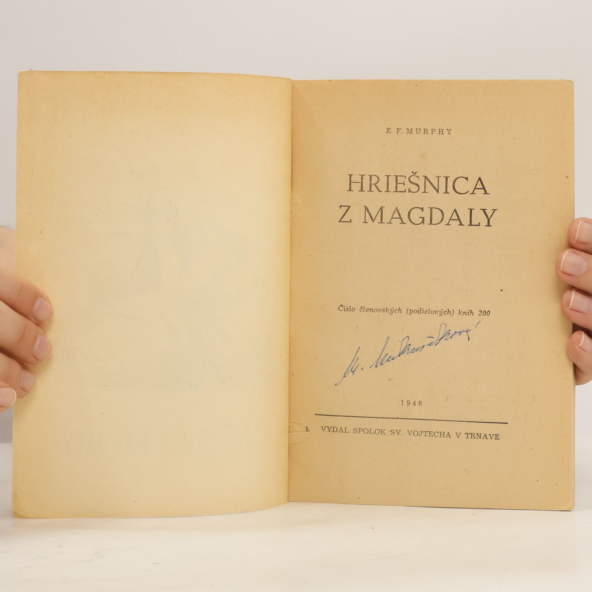 Edward F. Murphy Hriešnica z Magdaly