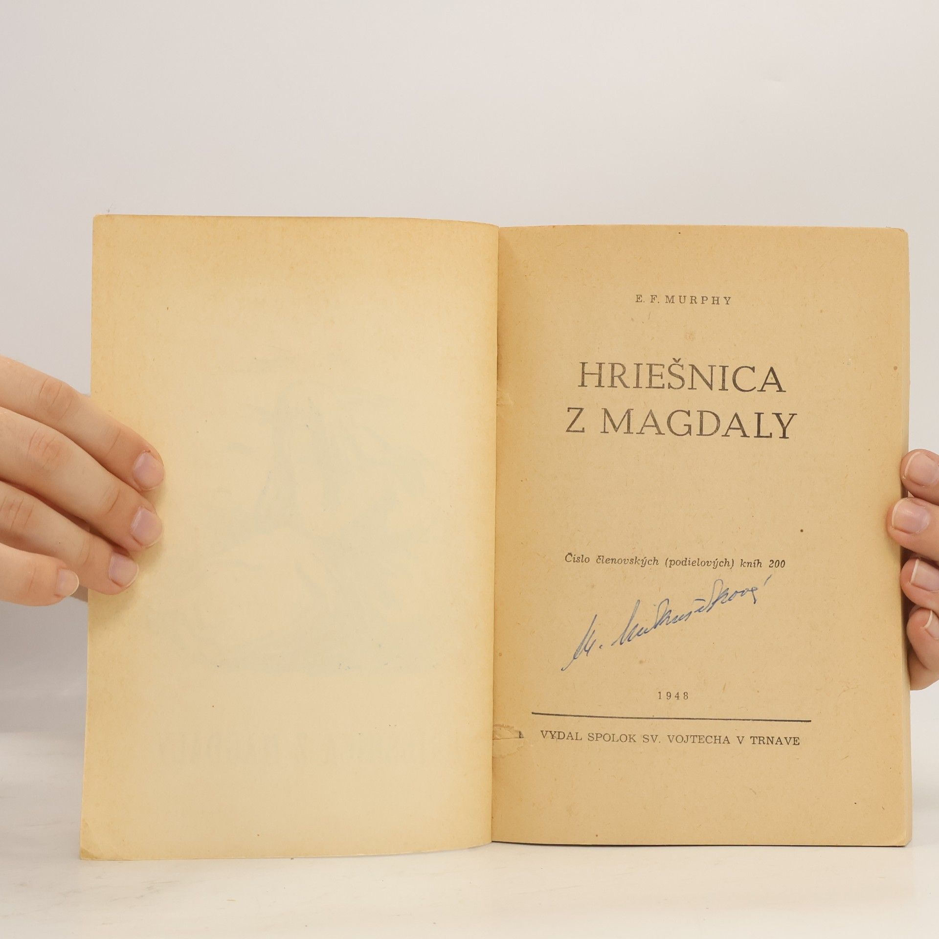 Edward F. Murphy Hriešnica z Magdaly