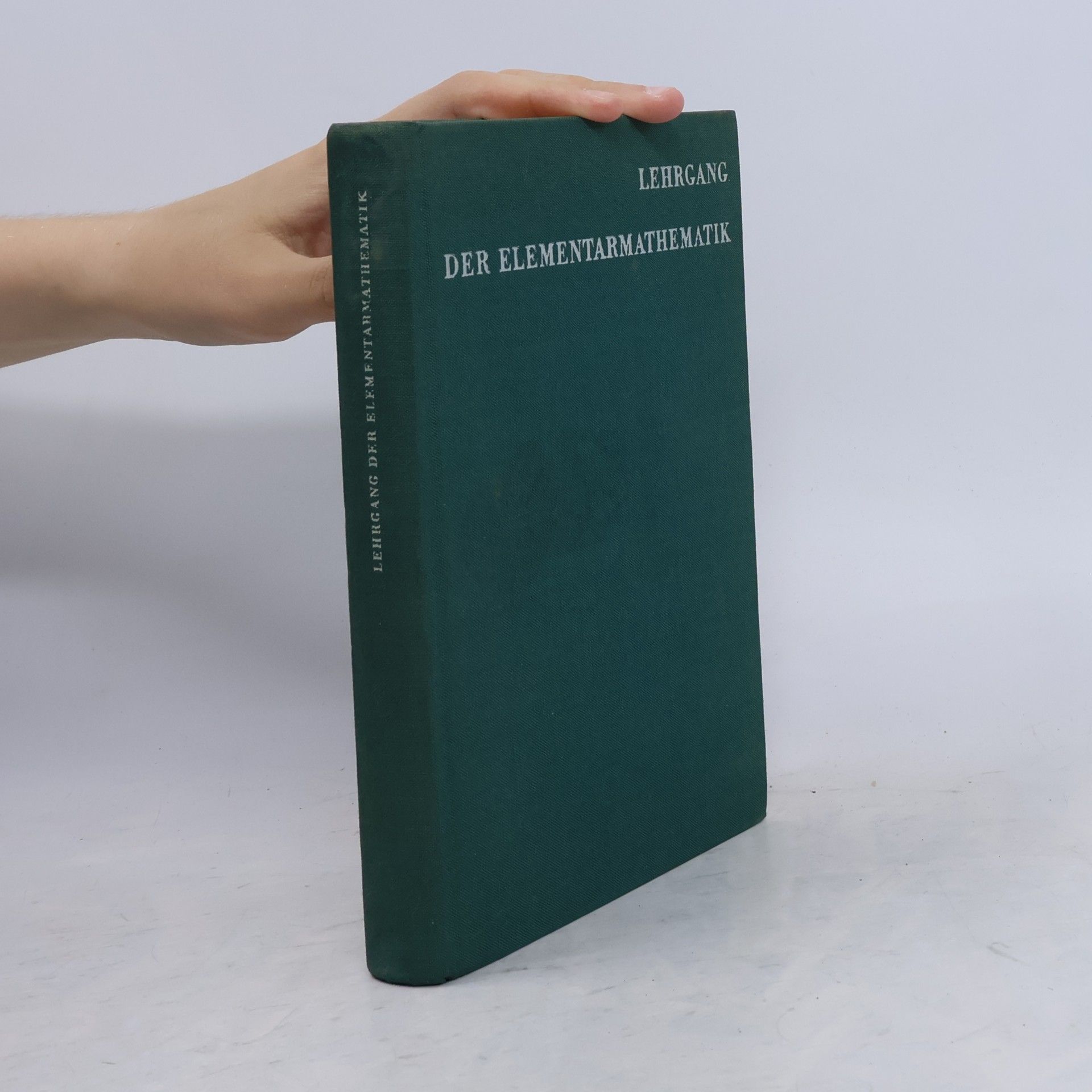 Lehrgang der Elementarmathematik. Zur Vorbereitung auf die Fachschulreife