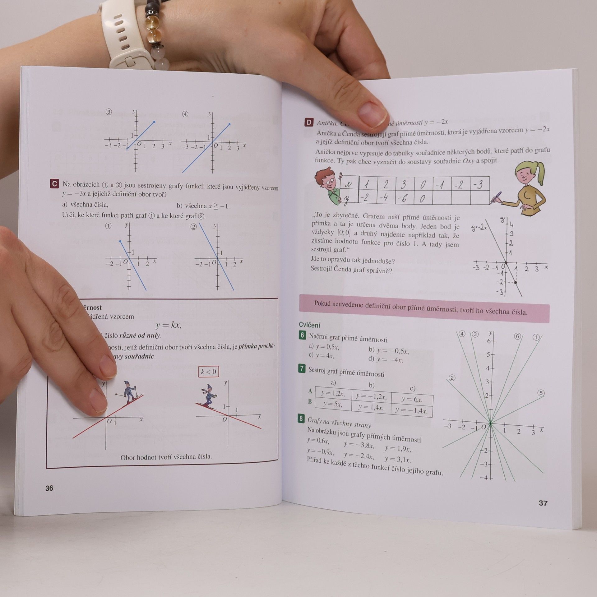 Oldřich Odvárko Matematika pro 9. ročník základní školy. (1), Soustavy rovnic, funkce, lomené výrazy