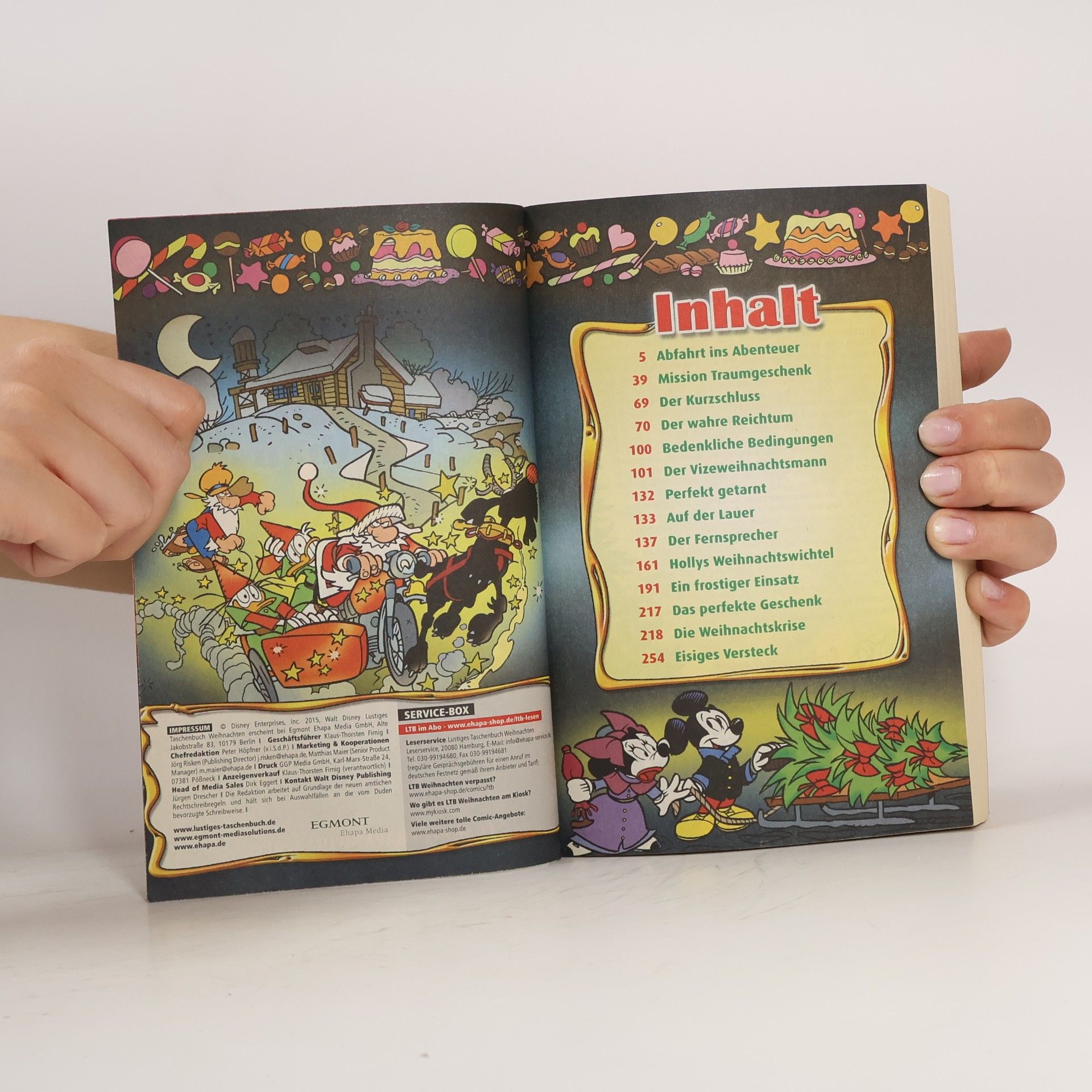 Walt Disney Lustiges Taschenbuch Weihnachten 21. Frohes Fest in Entenhausen