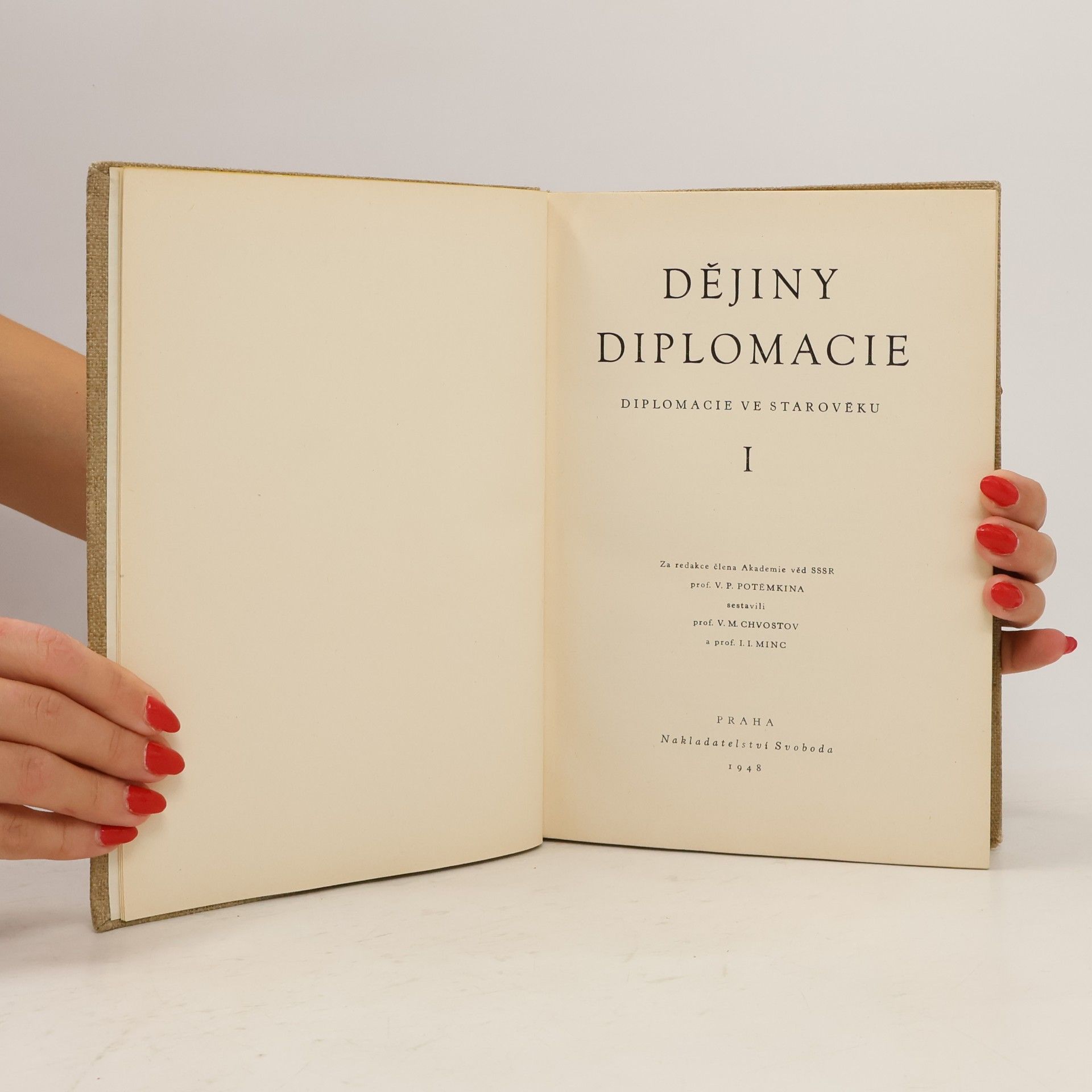 Autorenkollektiv Dějiny diplomacie 1