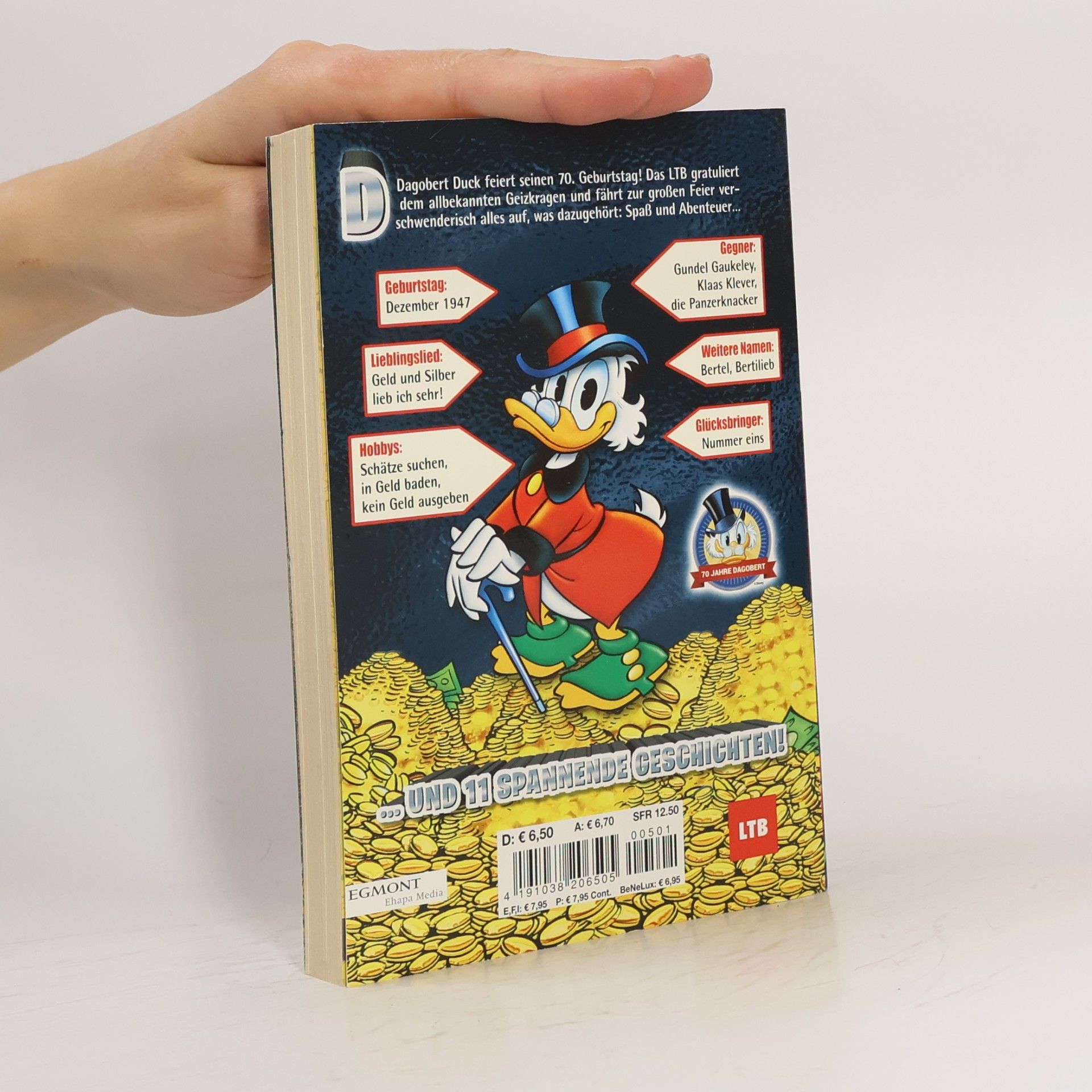 Walt Disney Lustiges Taschenbuch 501.: Gold & Silber lieb ich sehr