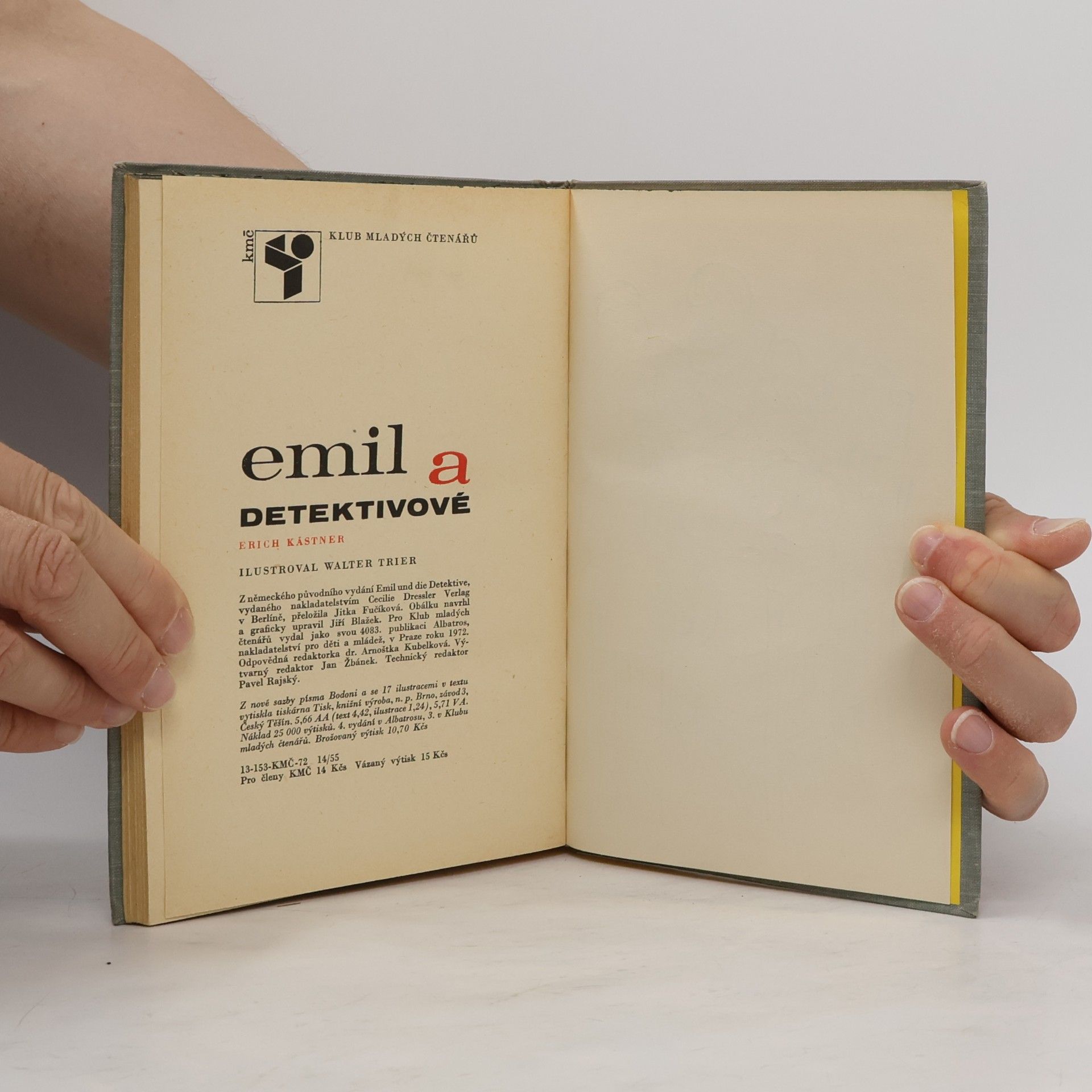 Erich Kästner Emil a detektivové. Emil a tři dvojčata