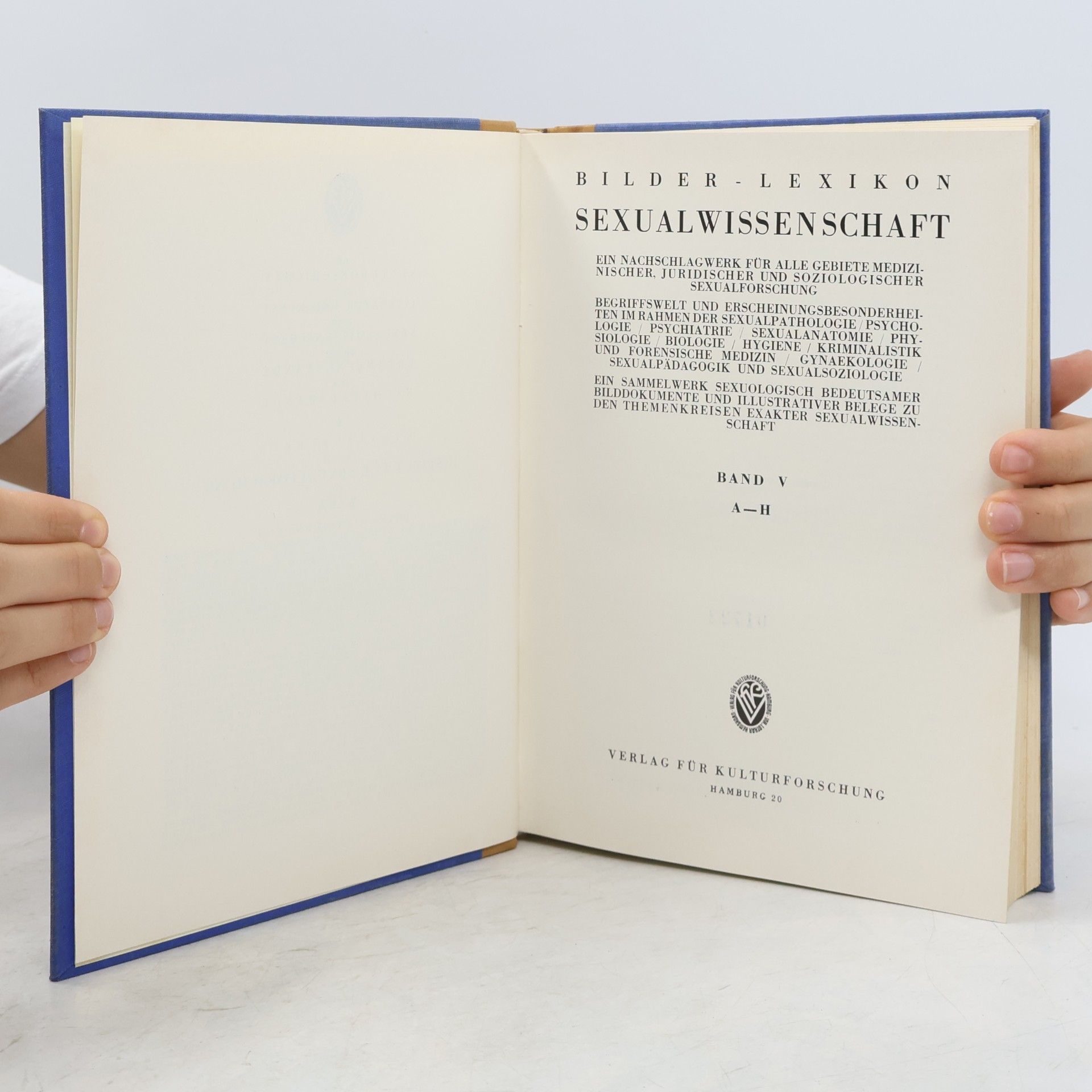 Autorenkollektiv Bilder Lexikon Sexualwissenschaft. Band V.