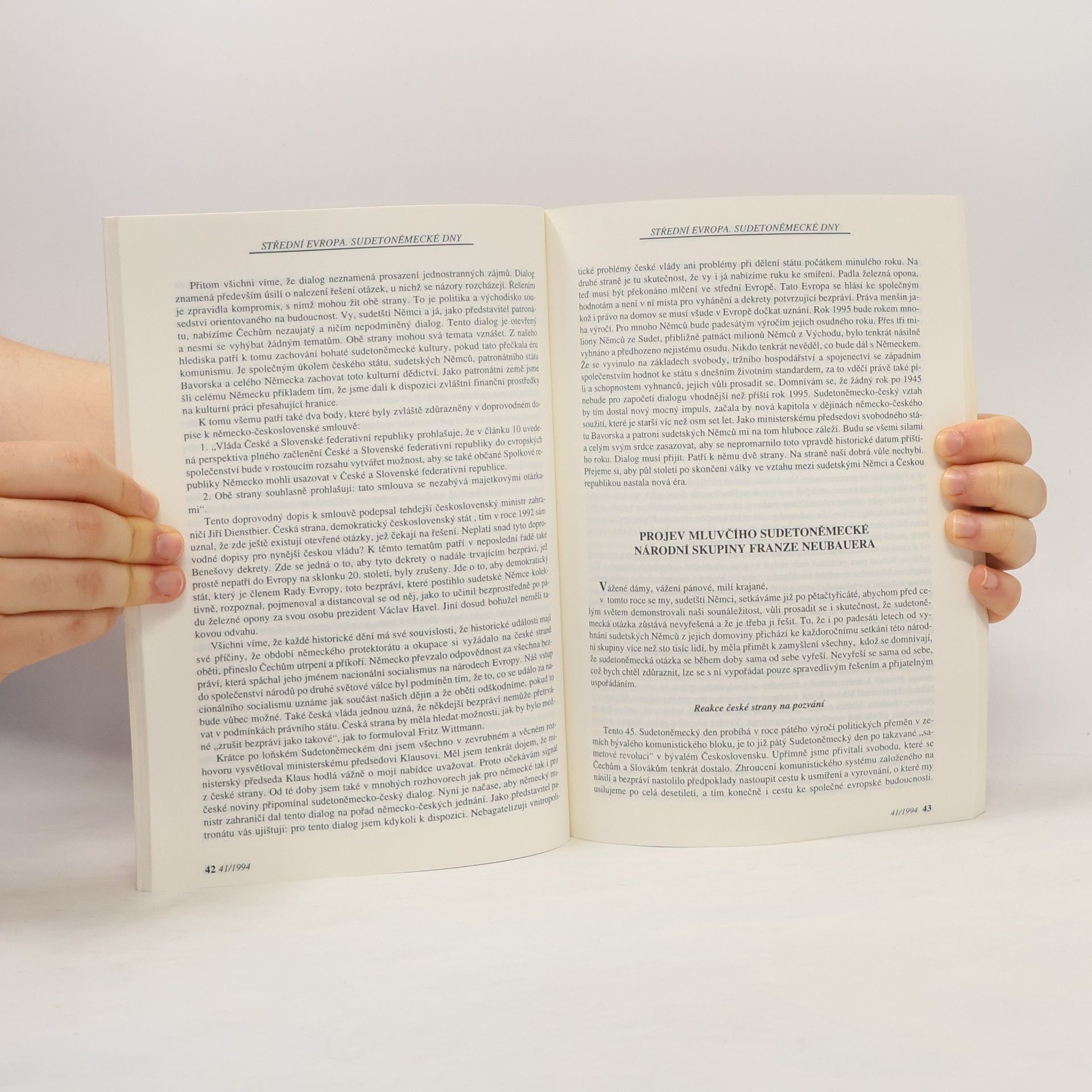 Collectif d'auteurs Střední Evropa 41. 6/1994