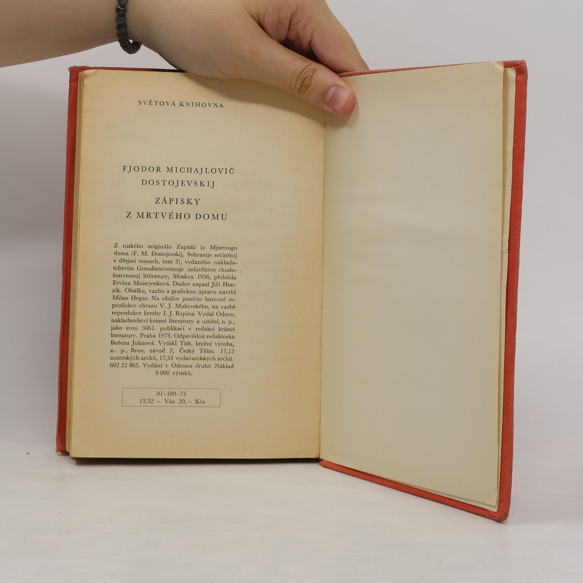 Fyodor Dostoyevsky Zápisky z mrtvého domu