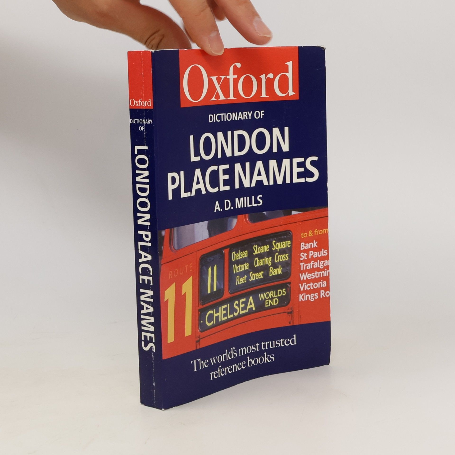 A. D Mills Oxford: A Dictionary of London Place Names - Paperback Reference