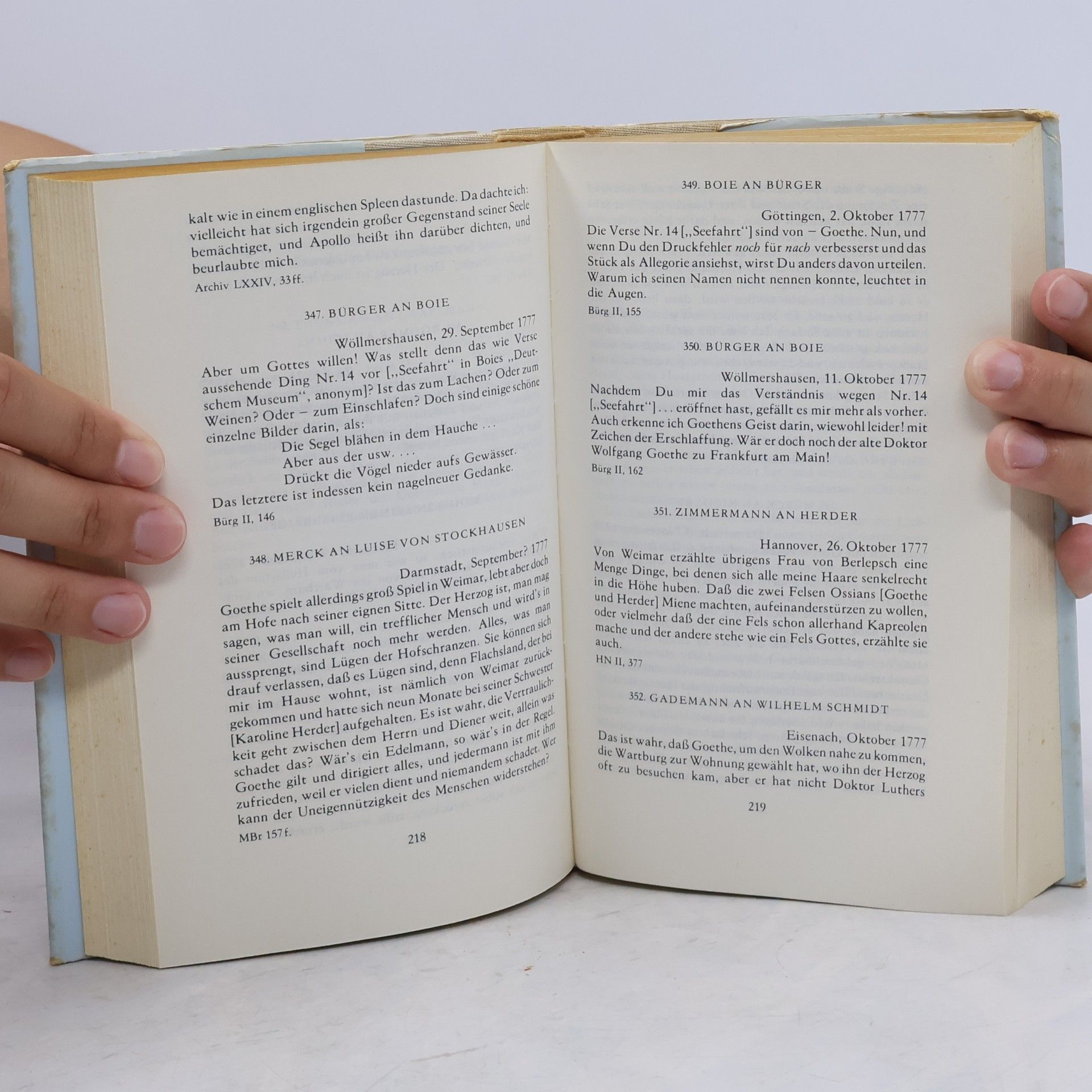 Wilhelm Bode Goethe in vertraulichen Briefen seiner Zeitgenossen I