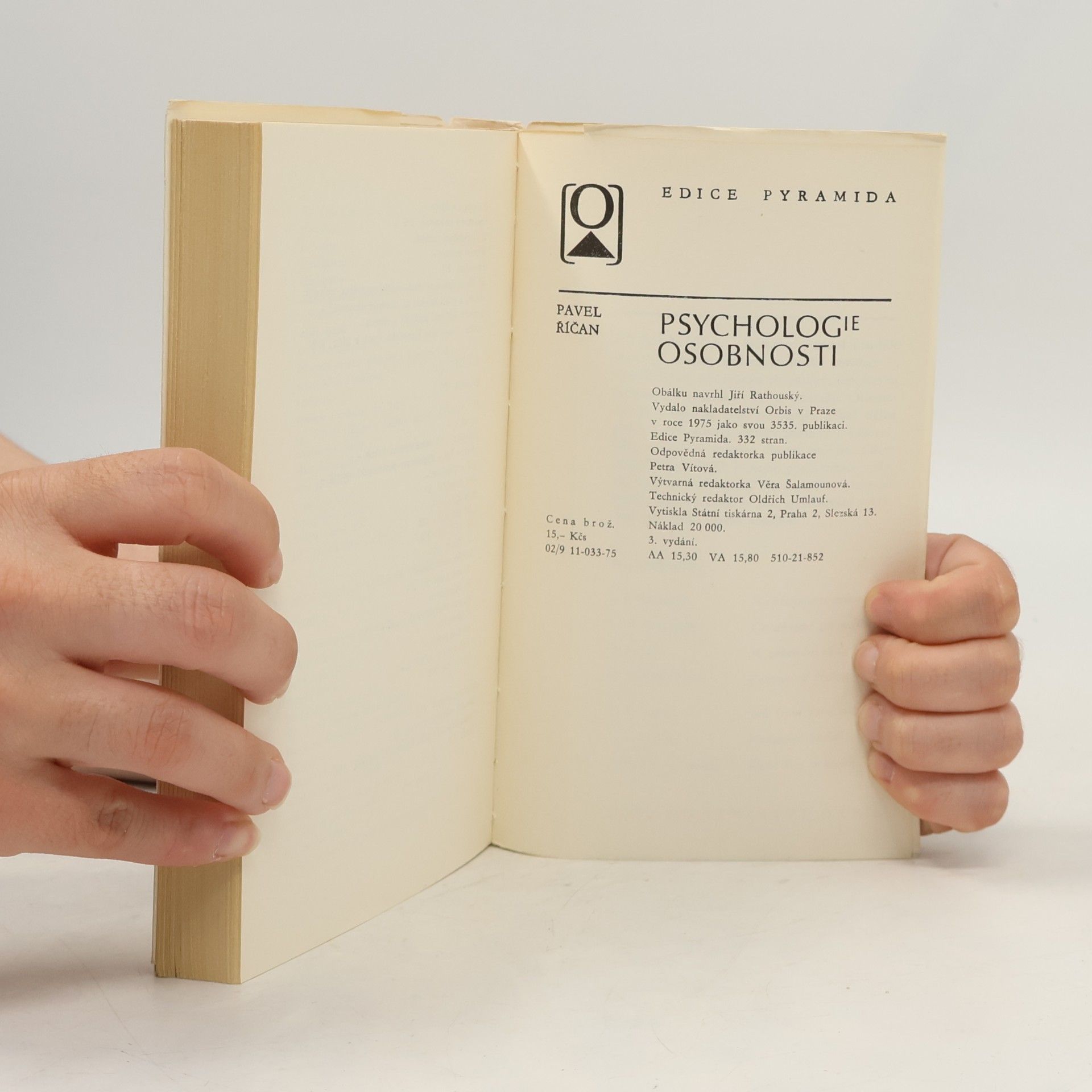 Pavel Říčan Psychologie osobnosti