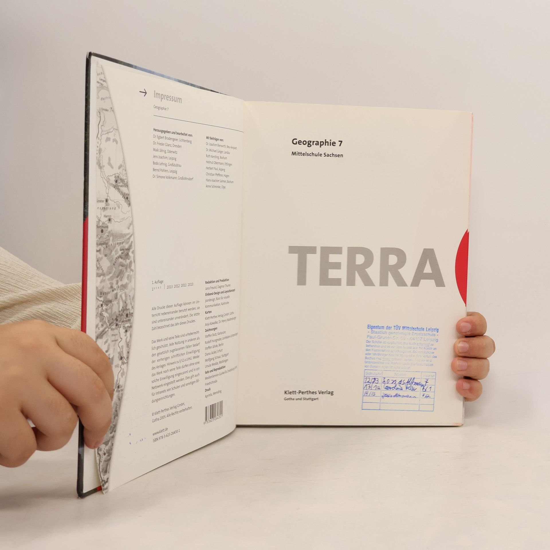 Egbert Brodengeier Terra. Geographie für Sachsen. 7. Schuljahr. Schülerband. Mittelschulen. Neubearbeitung