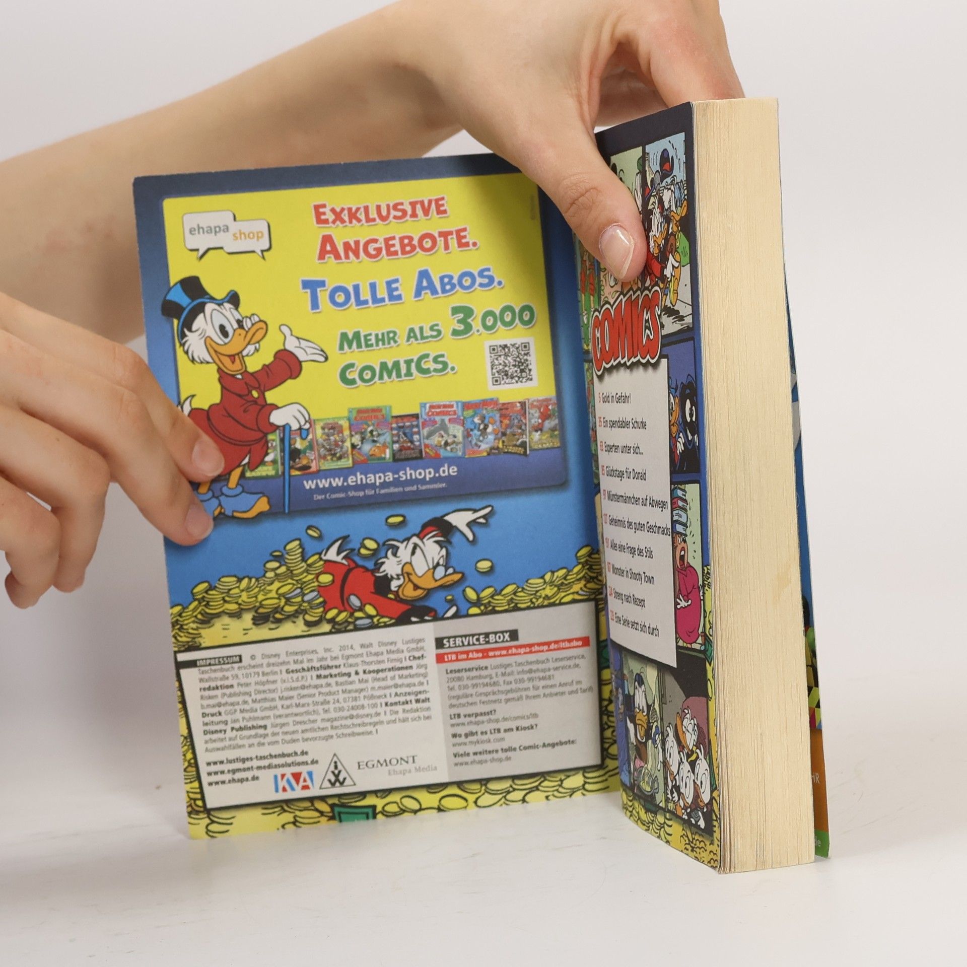 Walt Disney Lustiges Taschenbuch 460. Gold in Gefahr!