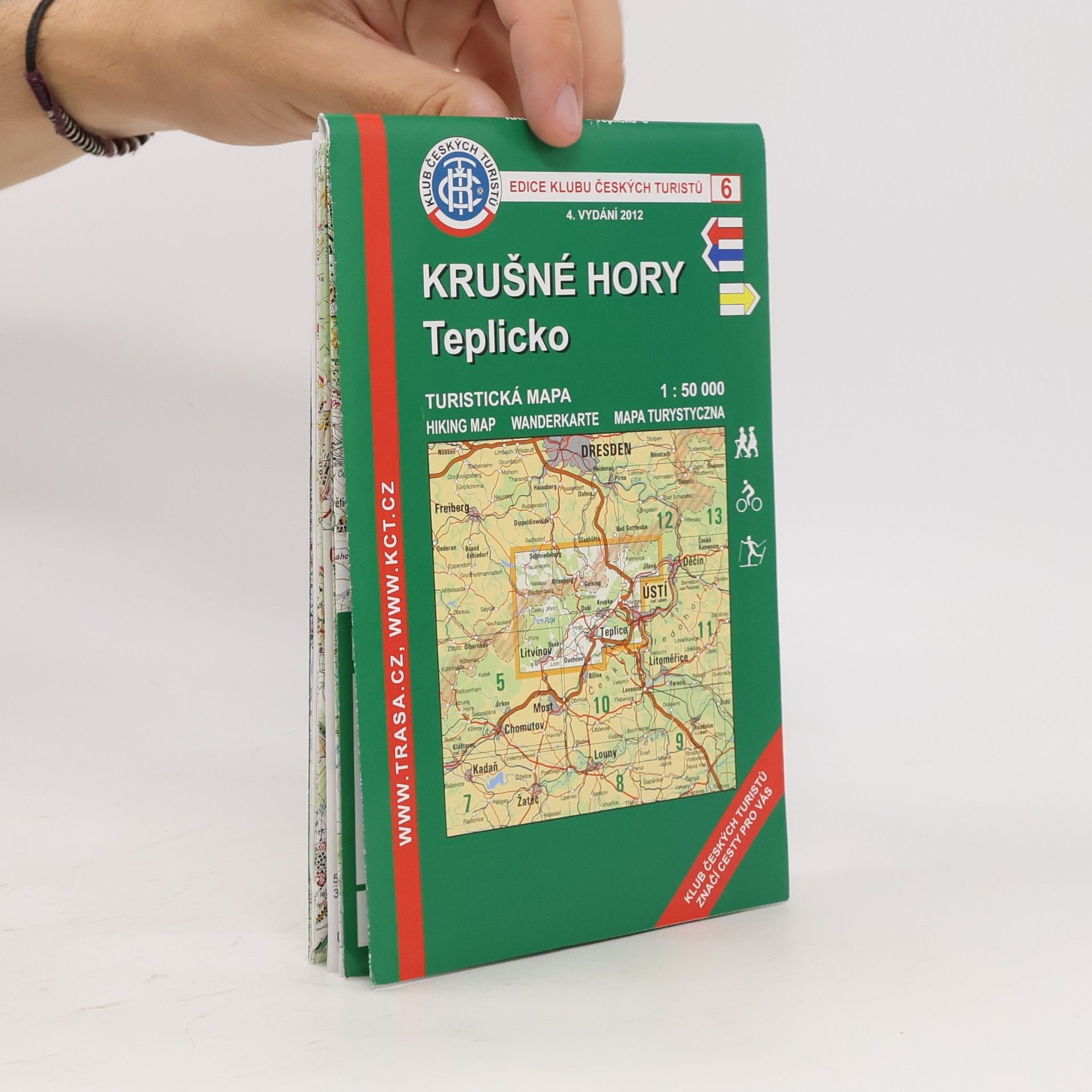 Kolektiv autorů Krušné hory Teplicko : turistická mapa 1:50 000