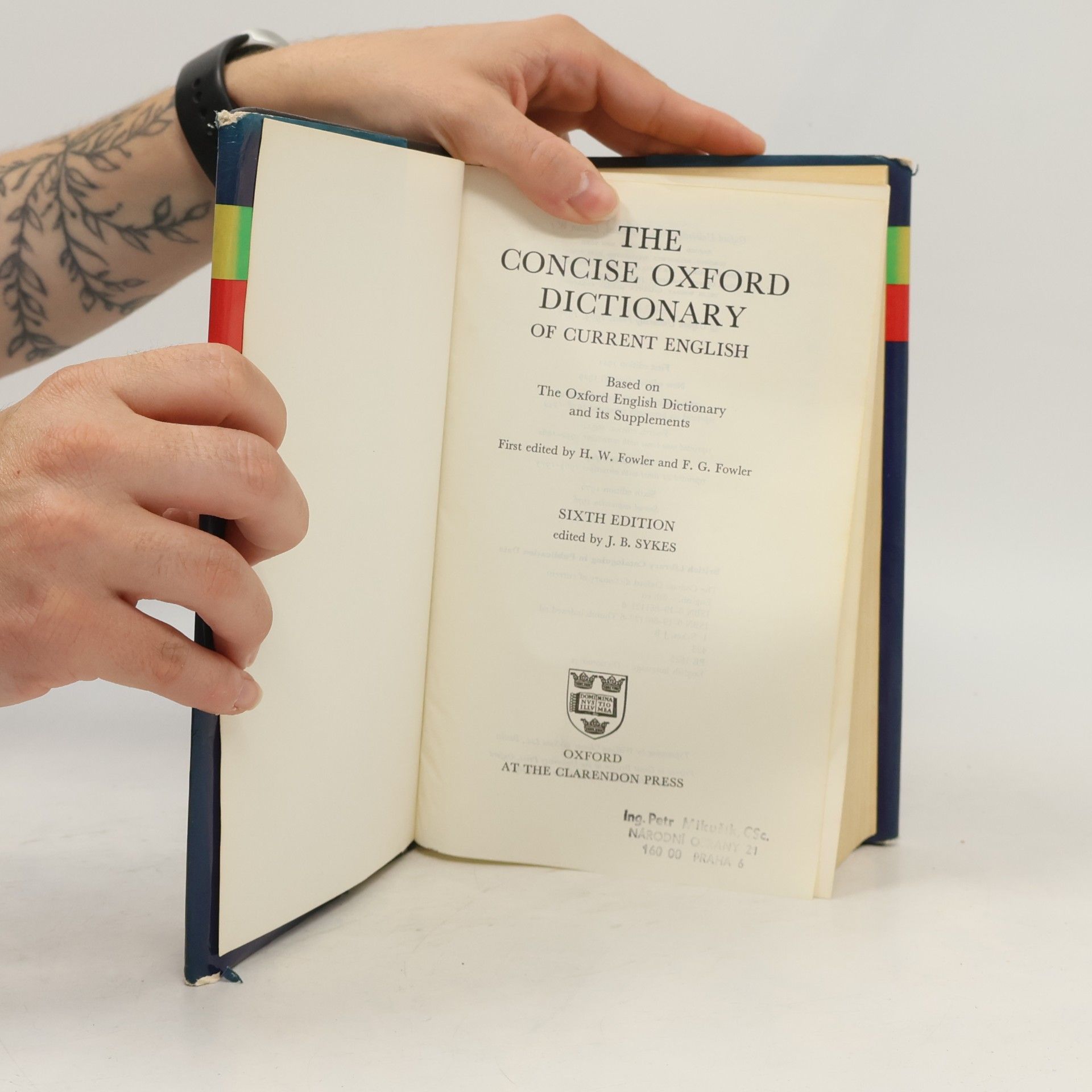 Various authors The Concise Oxford Dictionary of Current English