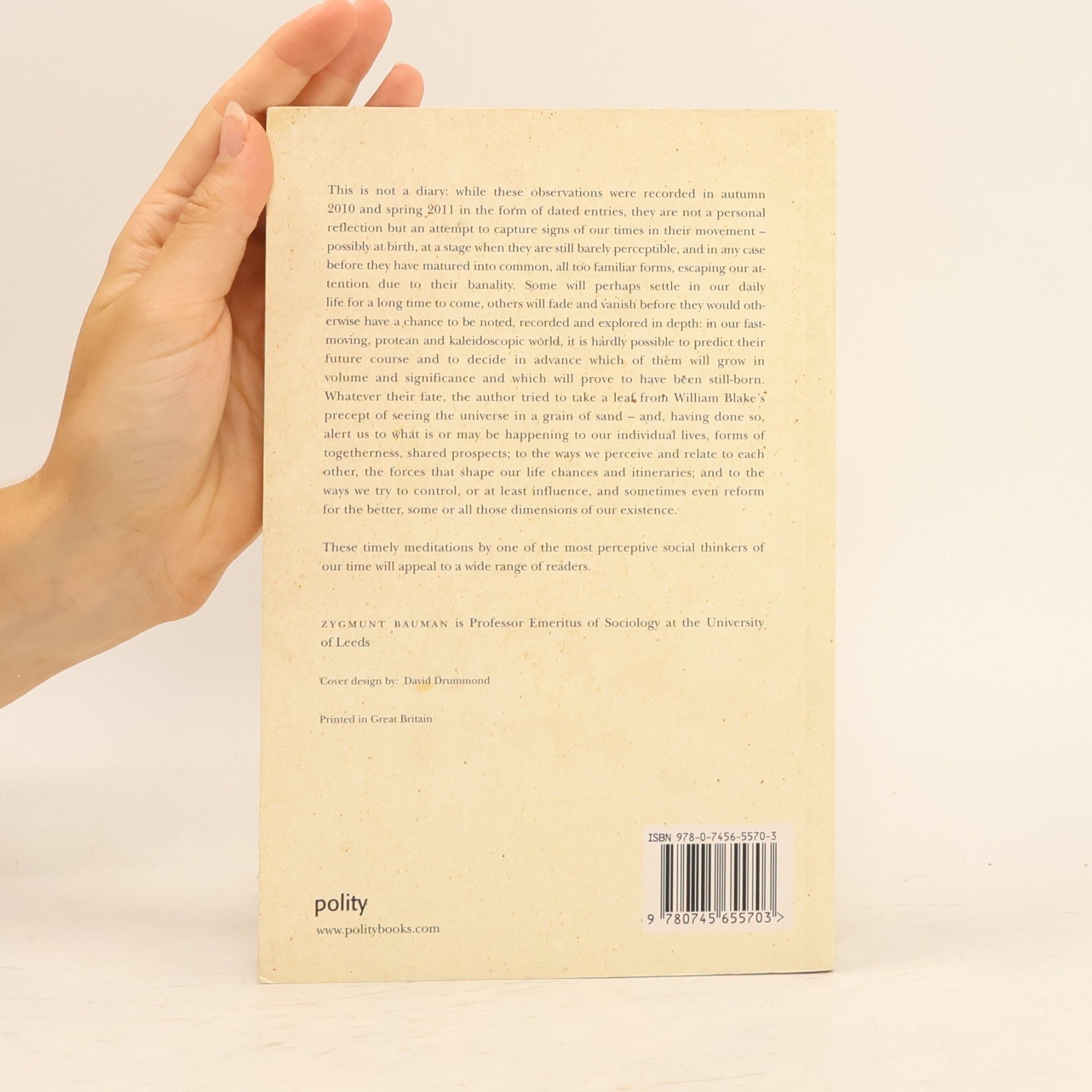 Zygmunt Bauman This Is Not a Diary
