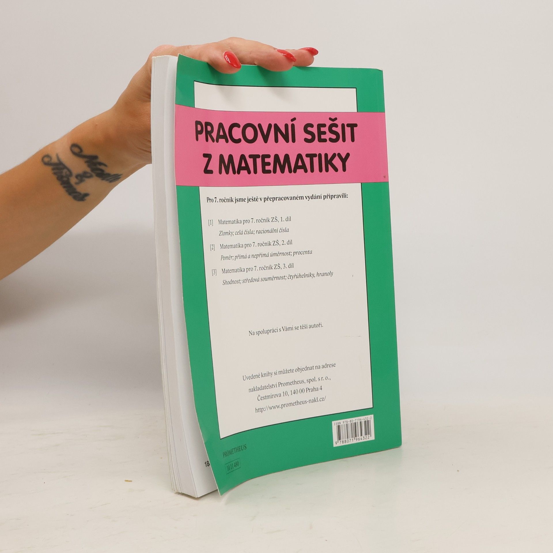 Oldřich Odvárko Pracovní sešit z matematiky: soubor úloh pro 7. ročník základní školy