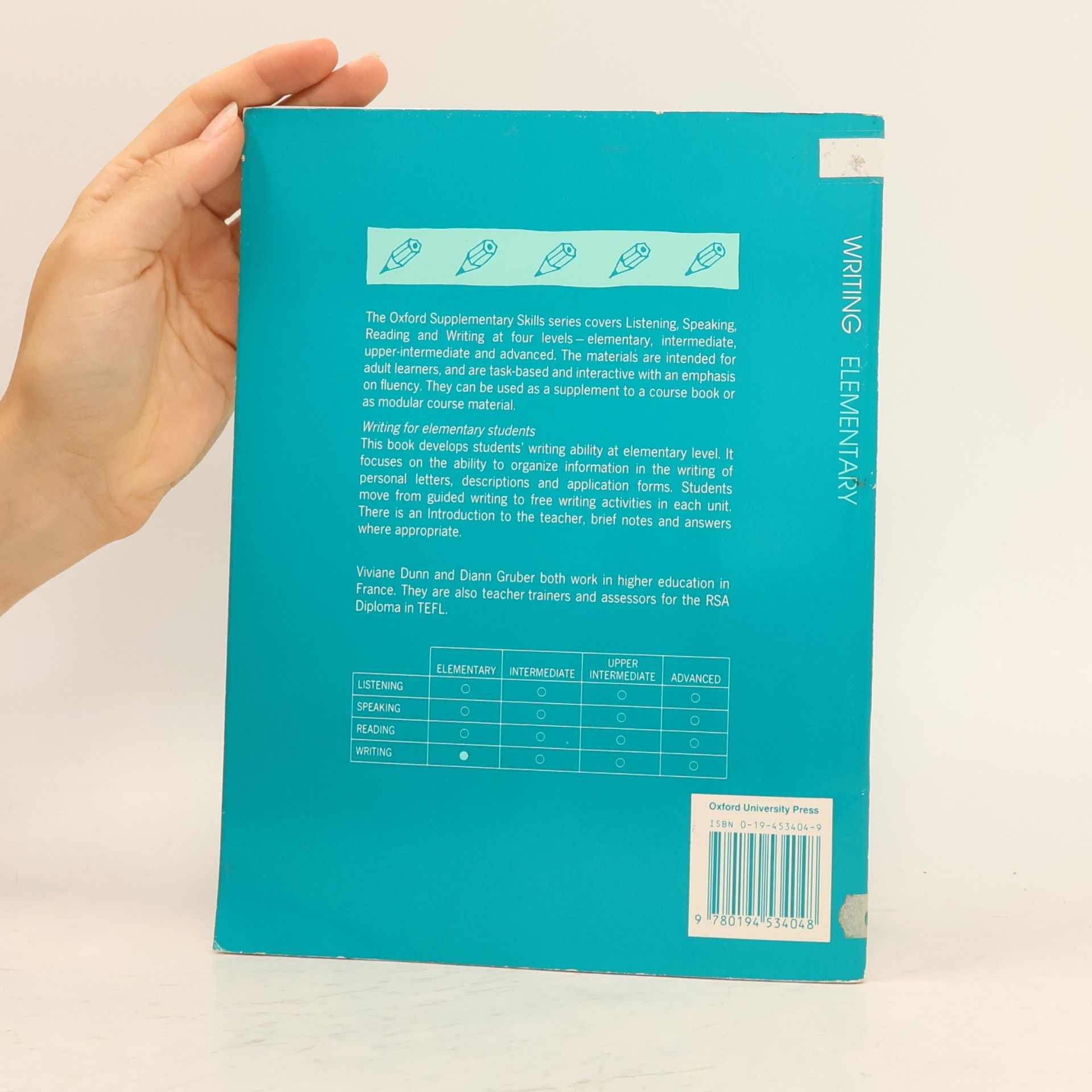 Diann Gruber Oxford Supplementary Skills Writing