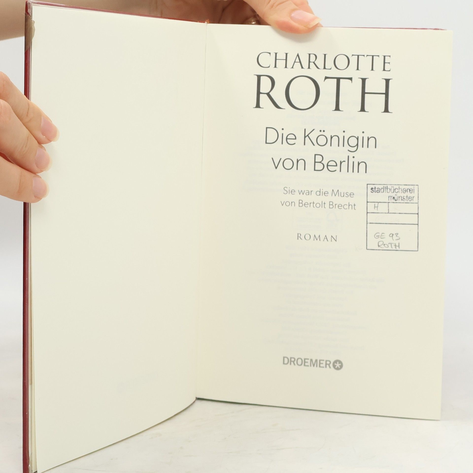 Charlotte Roth Die Königin von Berlin