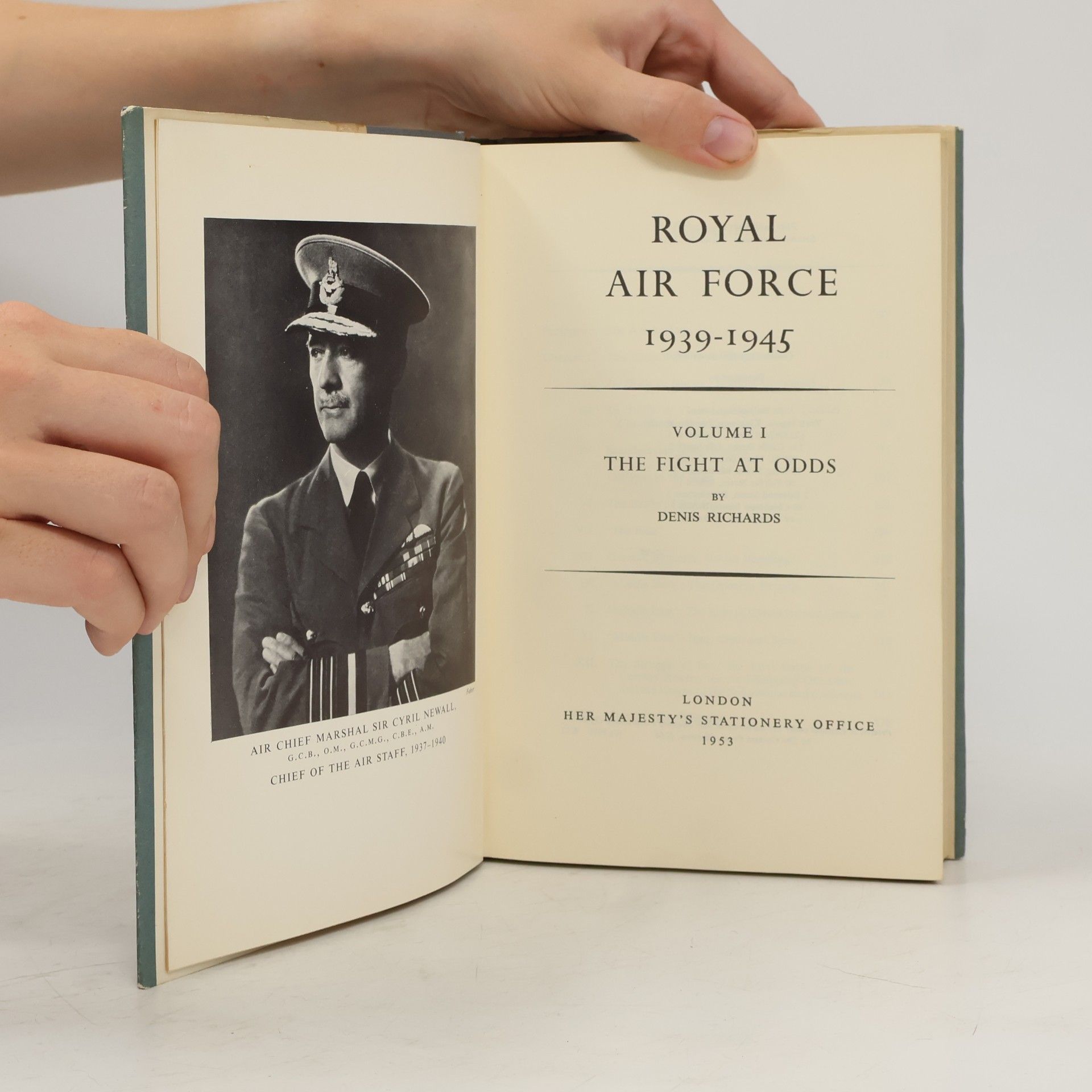 Denis Richards Royal Air Force 1939–1945 I. The Fight at Odds