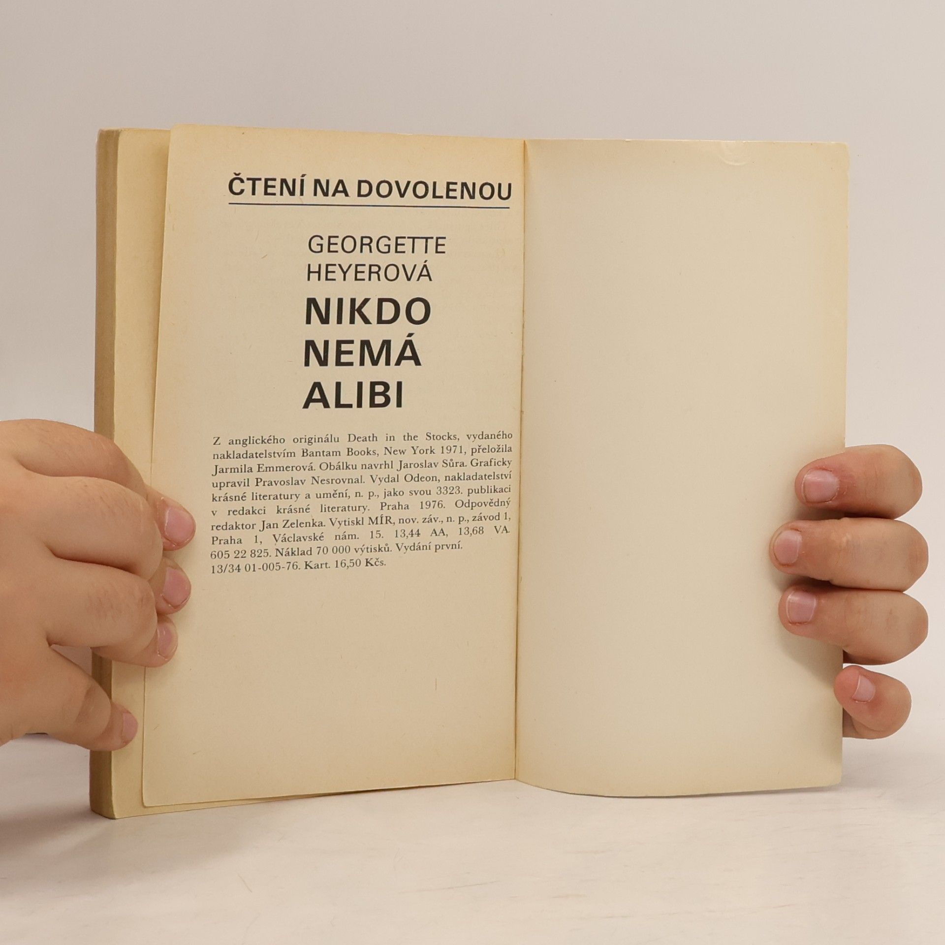 Georgette Heyer Nikdo nemá alibi