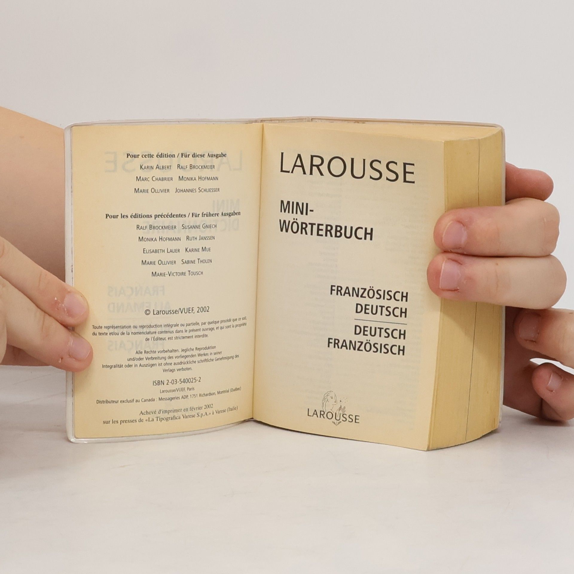 Collectif Mini Français/Allemand: Larousse Dictionnaire Wörterbuch