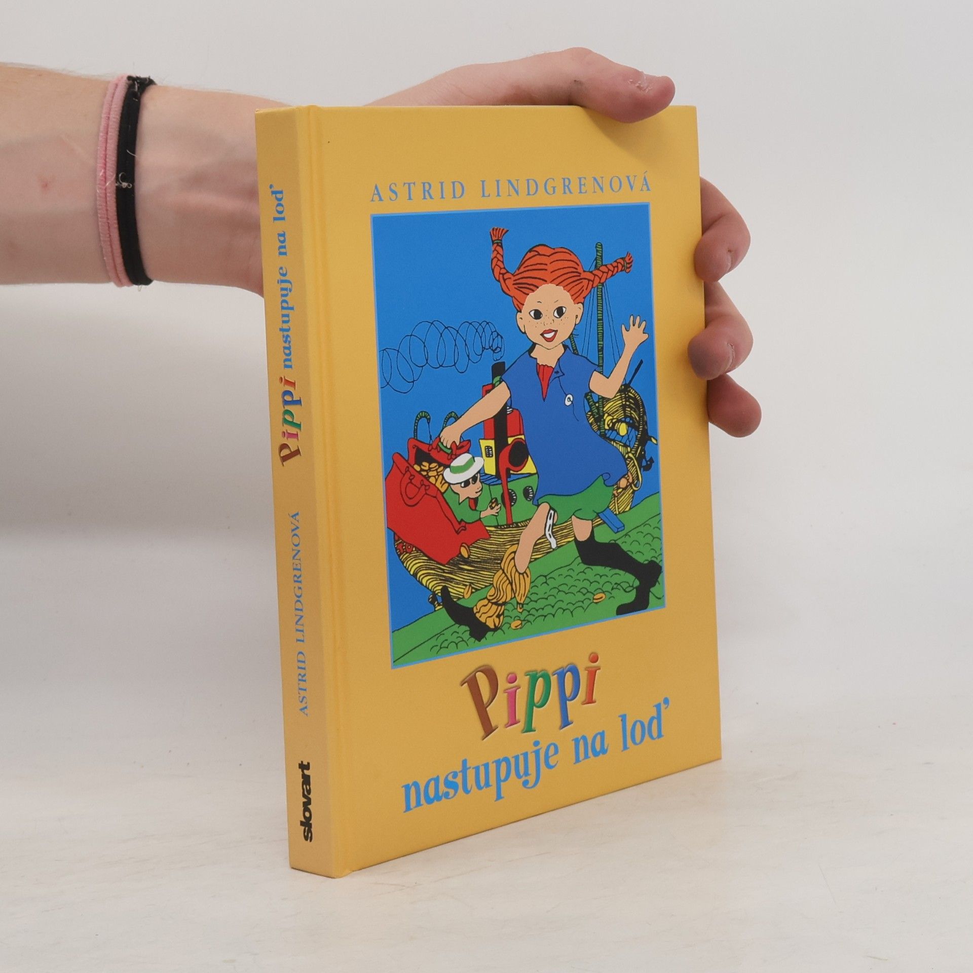 Astrid Lindgren Pippi nastupuje na loď