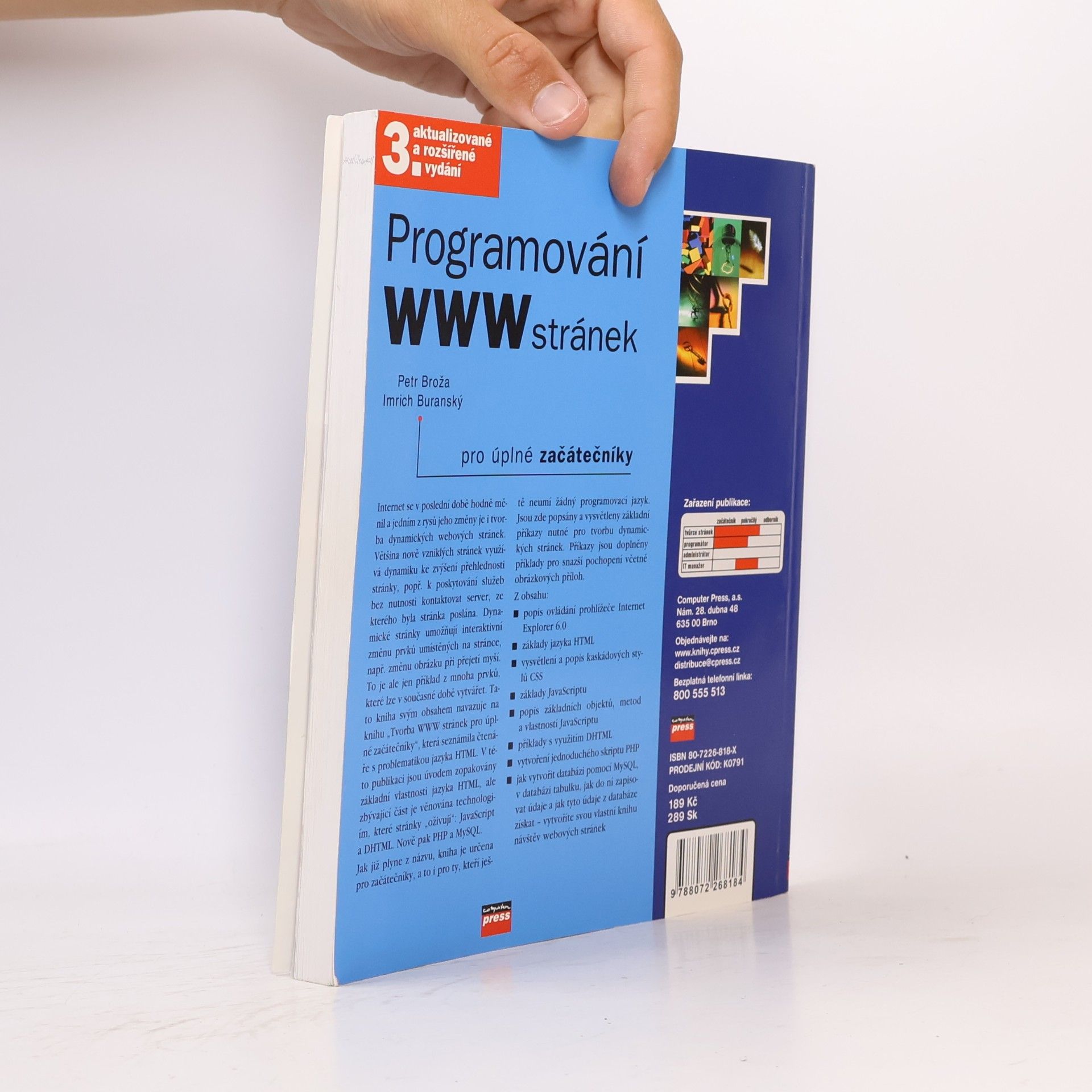 Petr Broža Programování WWW stránek pro úplné začátečníky